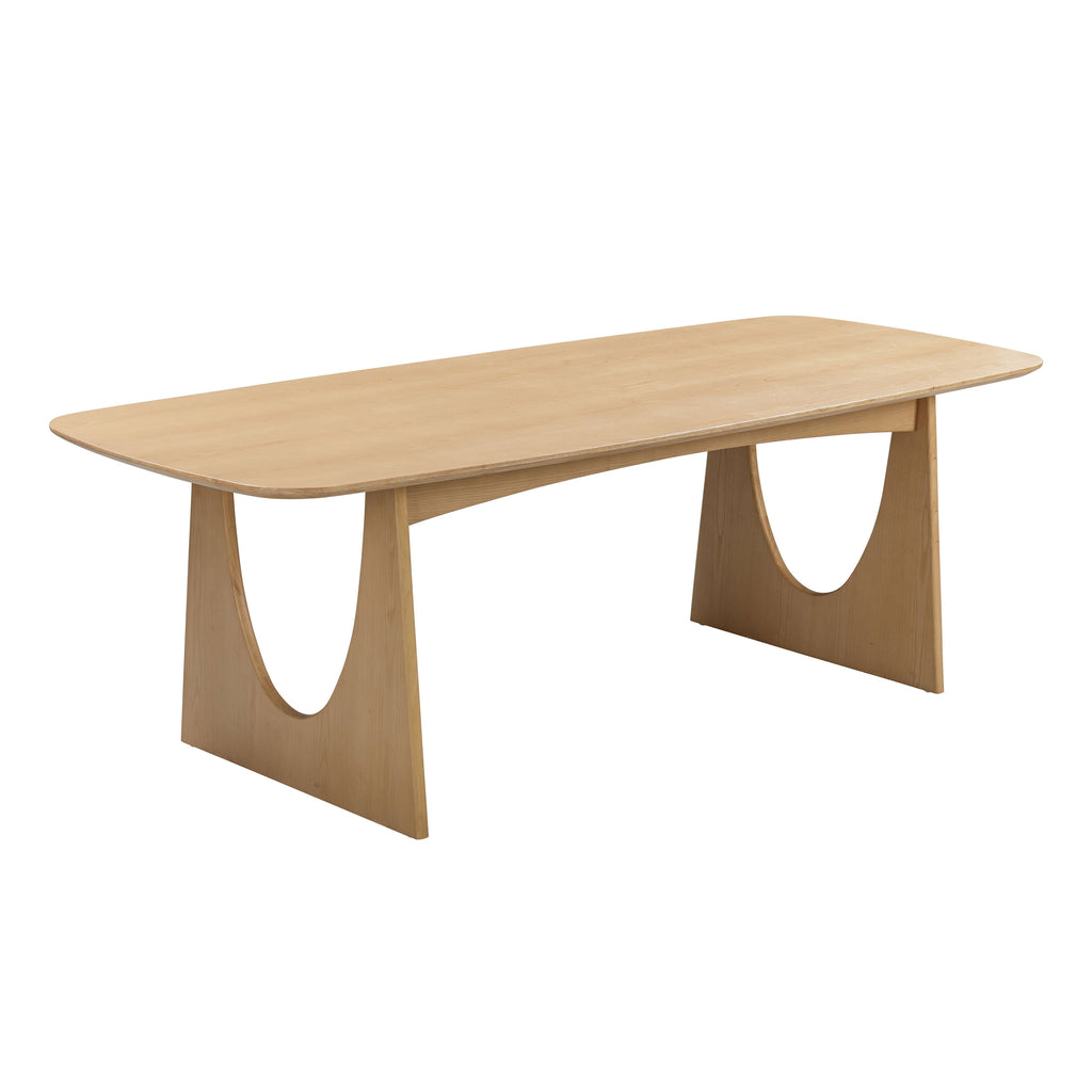 Cybill Natural Ash Rectangular Dining Table (79"-94")