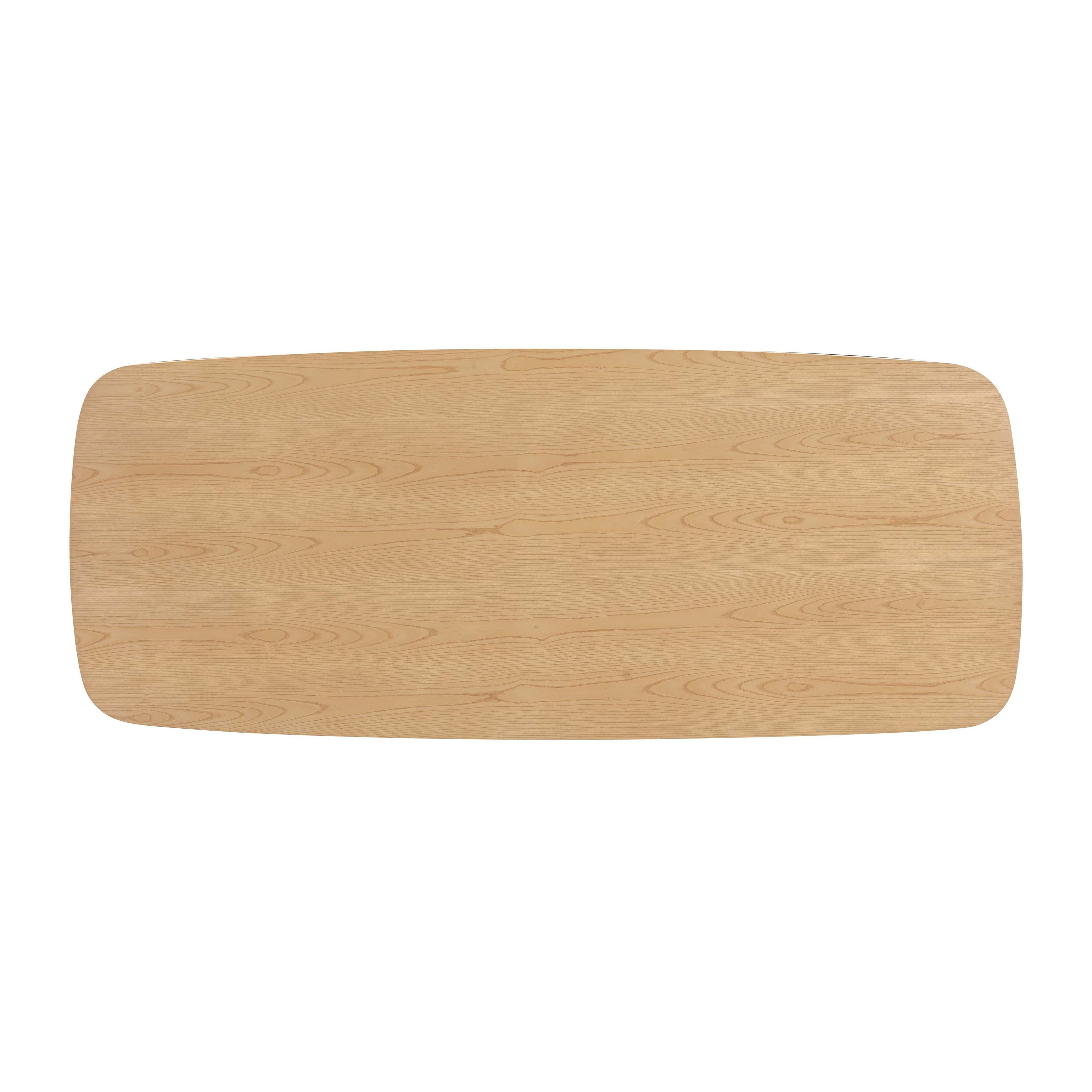 Cybill Natural Ash Rectangular Dining Table (79"-94")