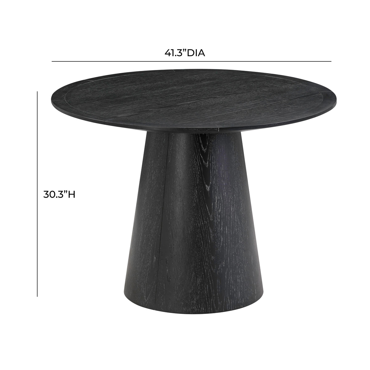 Sahara Round Oak Dining Table (41"-60")