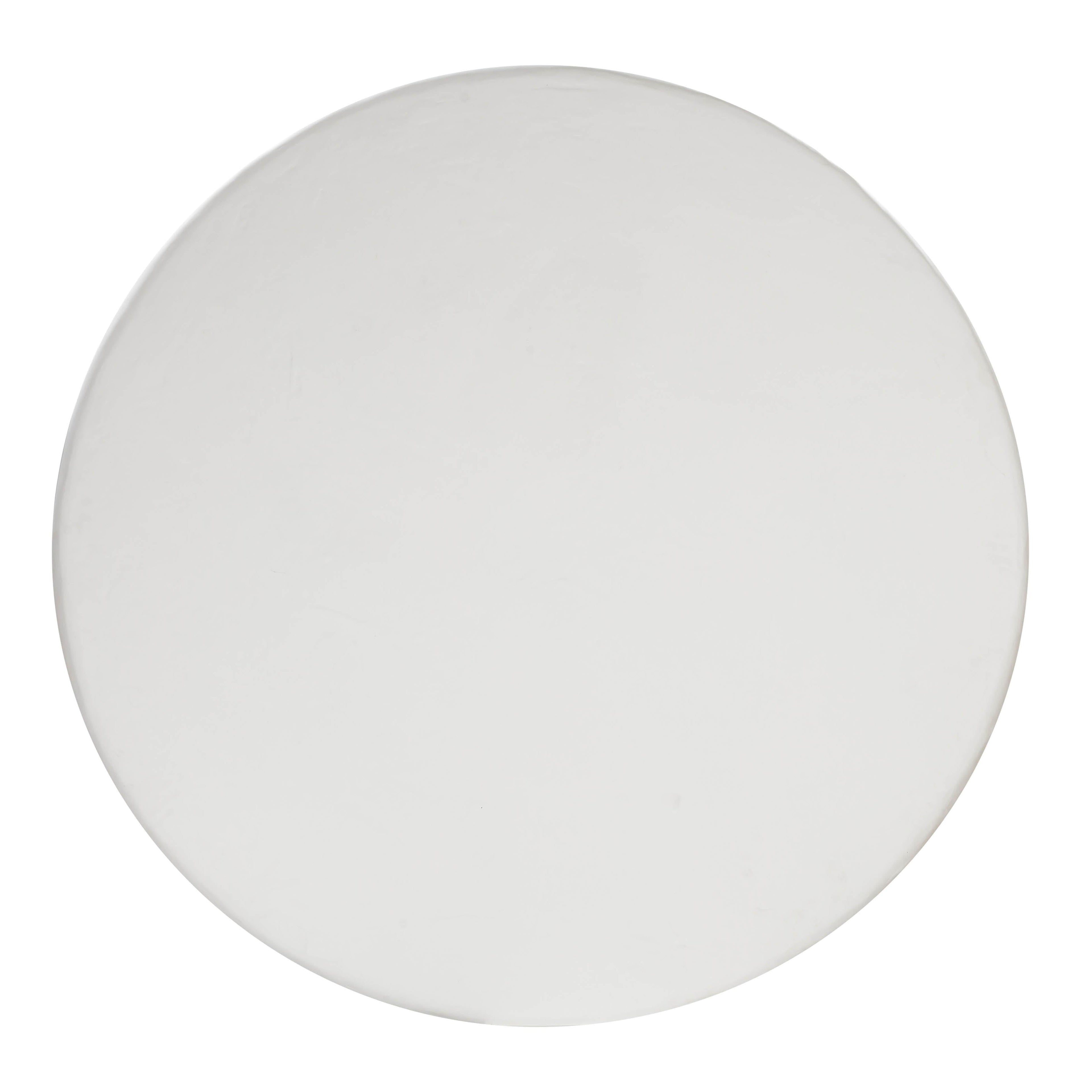 Elika 59" Faux Plaster Indoor / Outdoor Round Dining Table