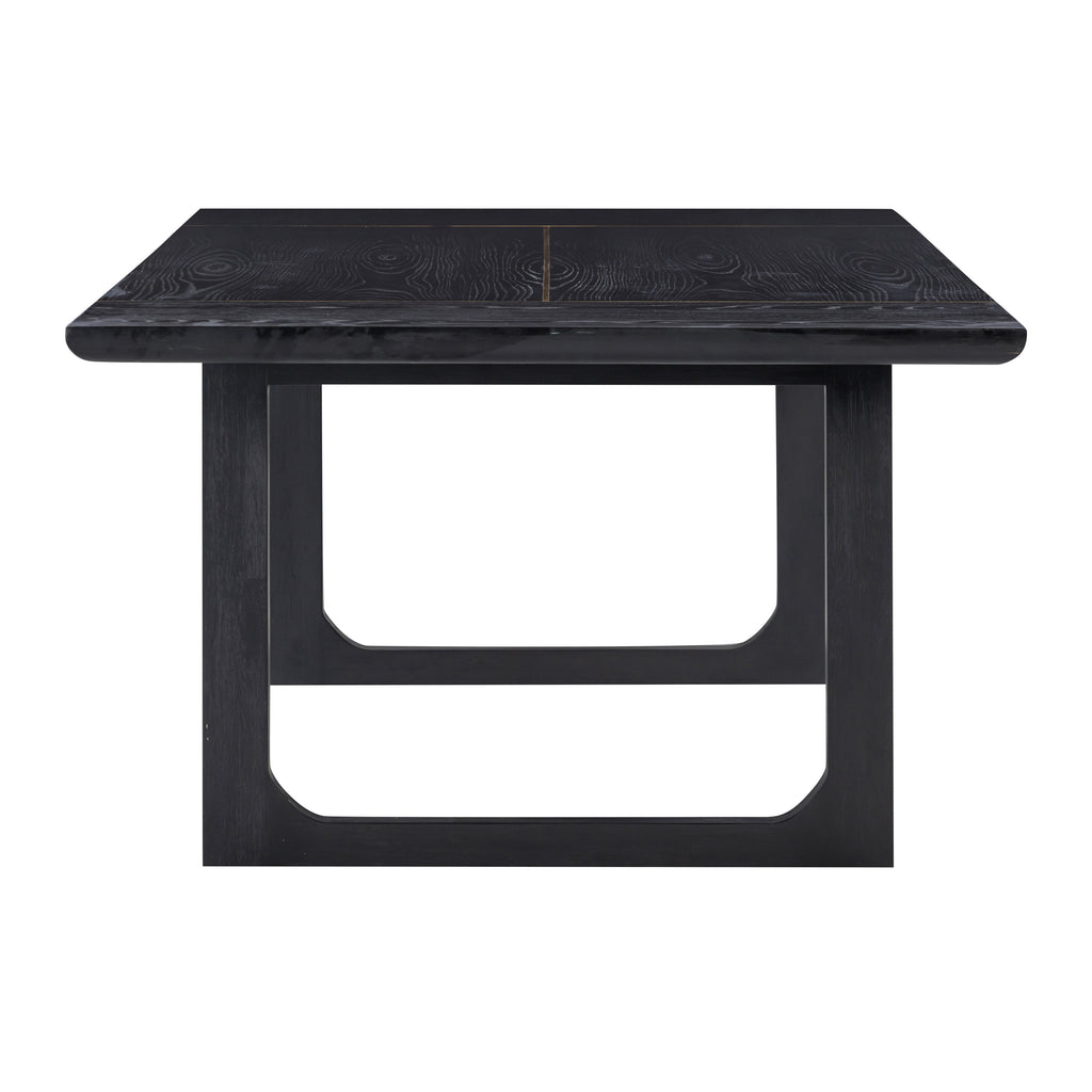 Shiloh 102" Black Ash Rectangular Dining Table