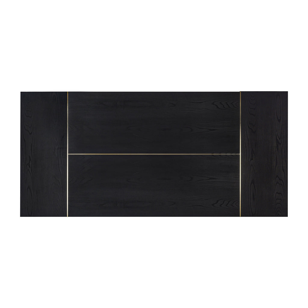 Shiloh 102" Black Ash Rectangular Dining Table