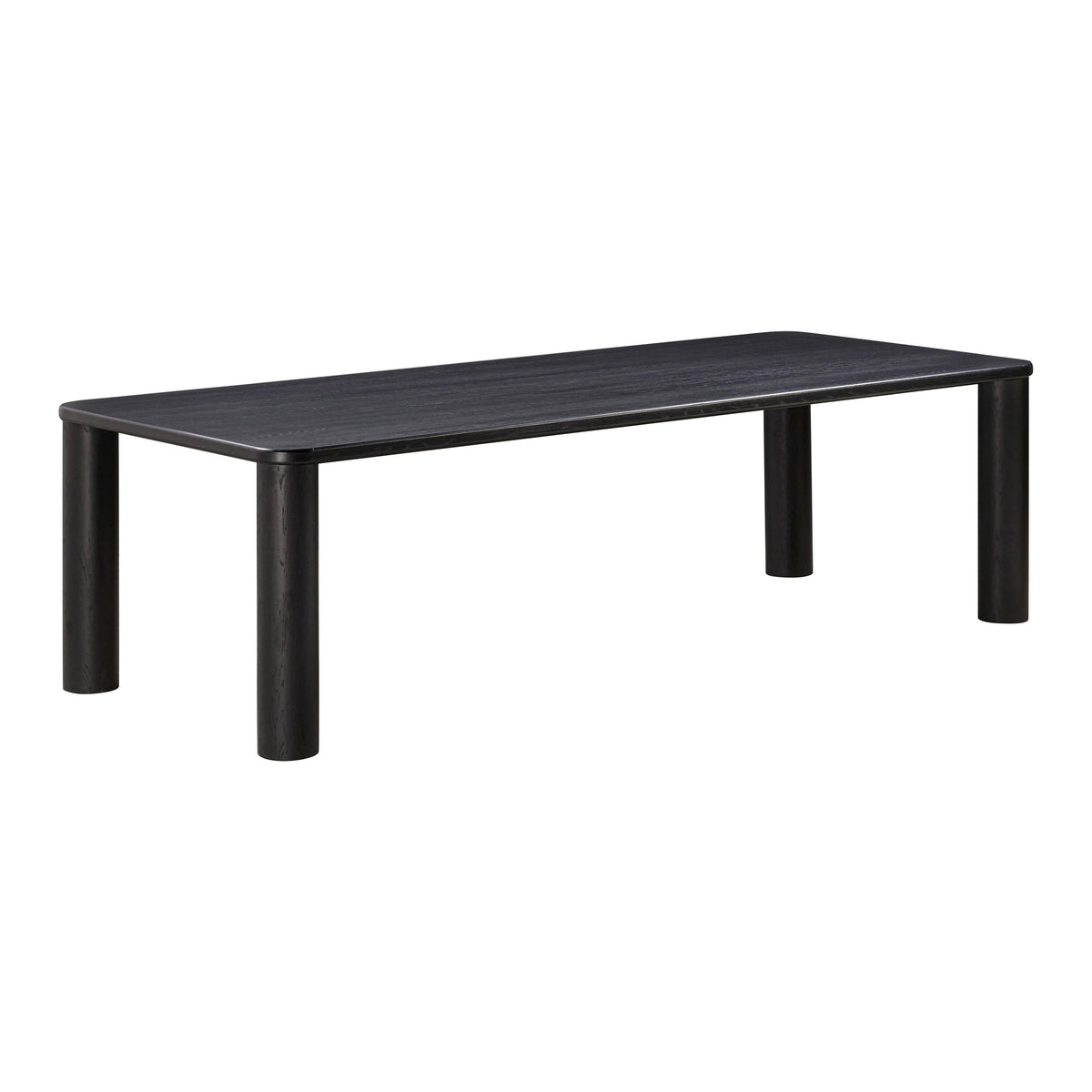 Akola 106" Oak Rectangular Dining Table — Black null