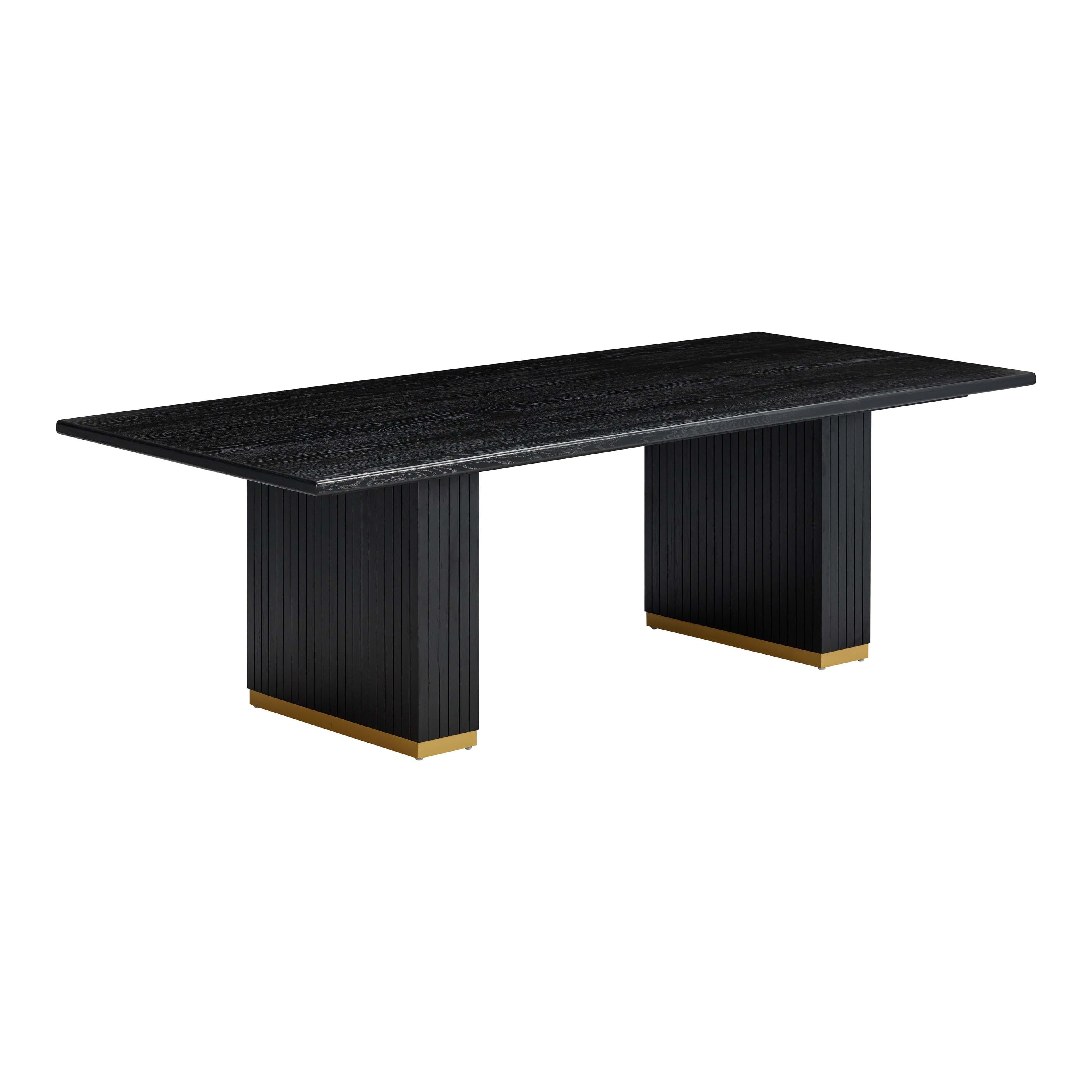 Chelsea 96" Oak Wood Rectangular Dining Table