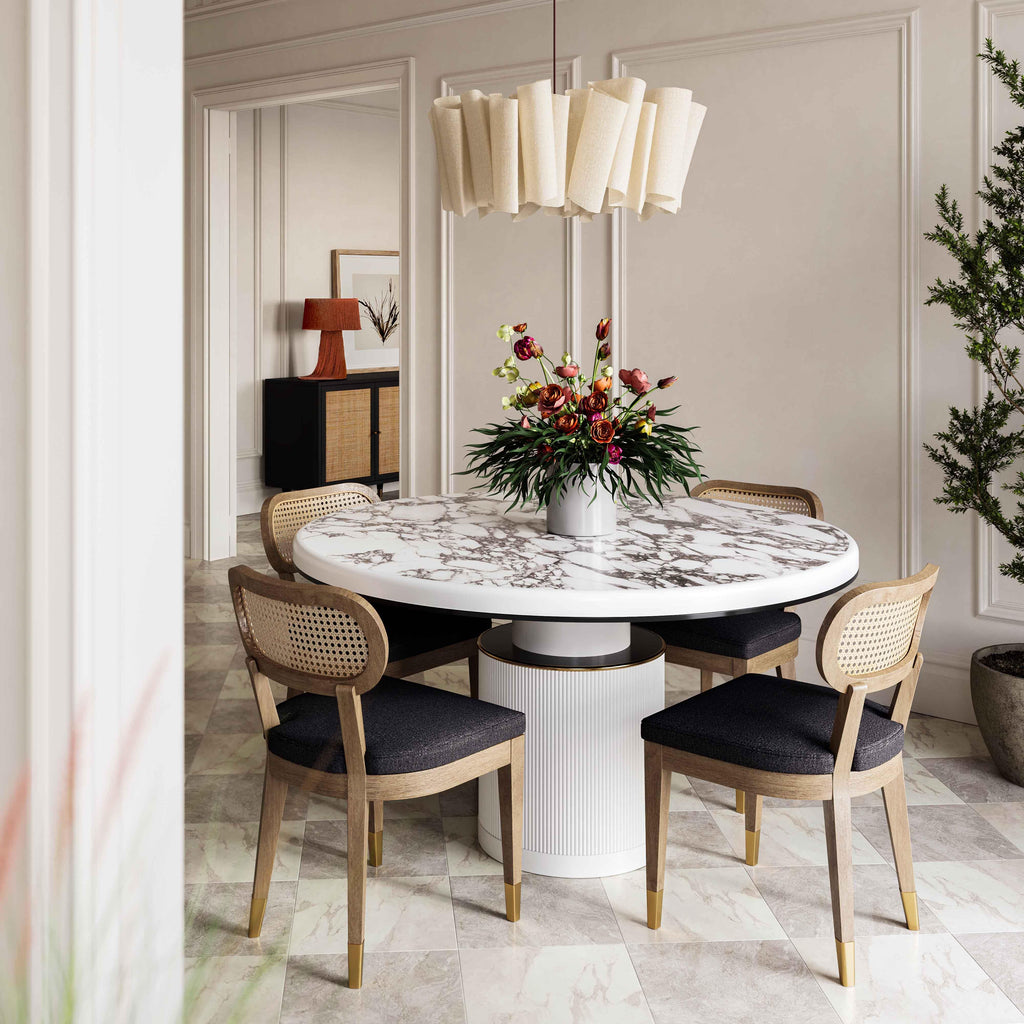 Cosette Performance Linen Dining Chair