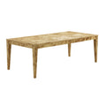 Brandyss 90" Natural Burl Rectangular Dining Table