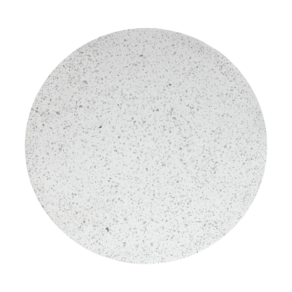 Parcino 47" Faux Terrazzo Concrete Indoor/Outdoor Round Dining Table