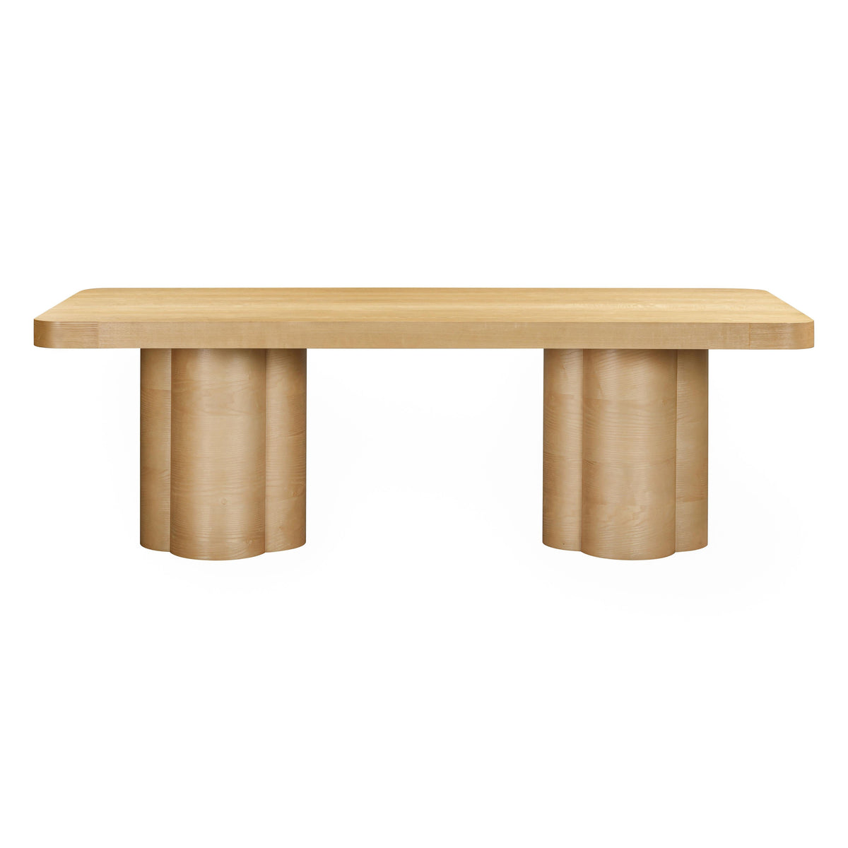 Bambi 90" Ash Rectangular Dining Table — Natural null