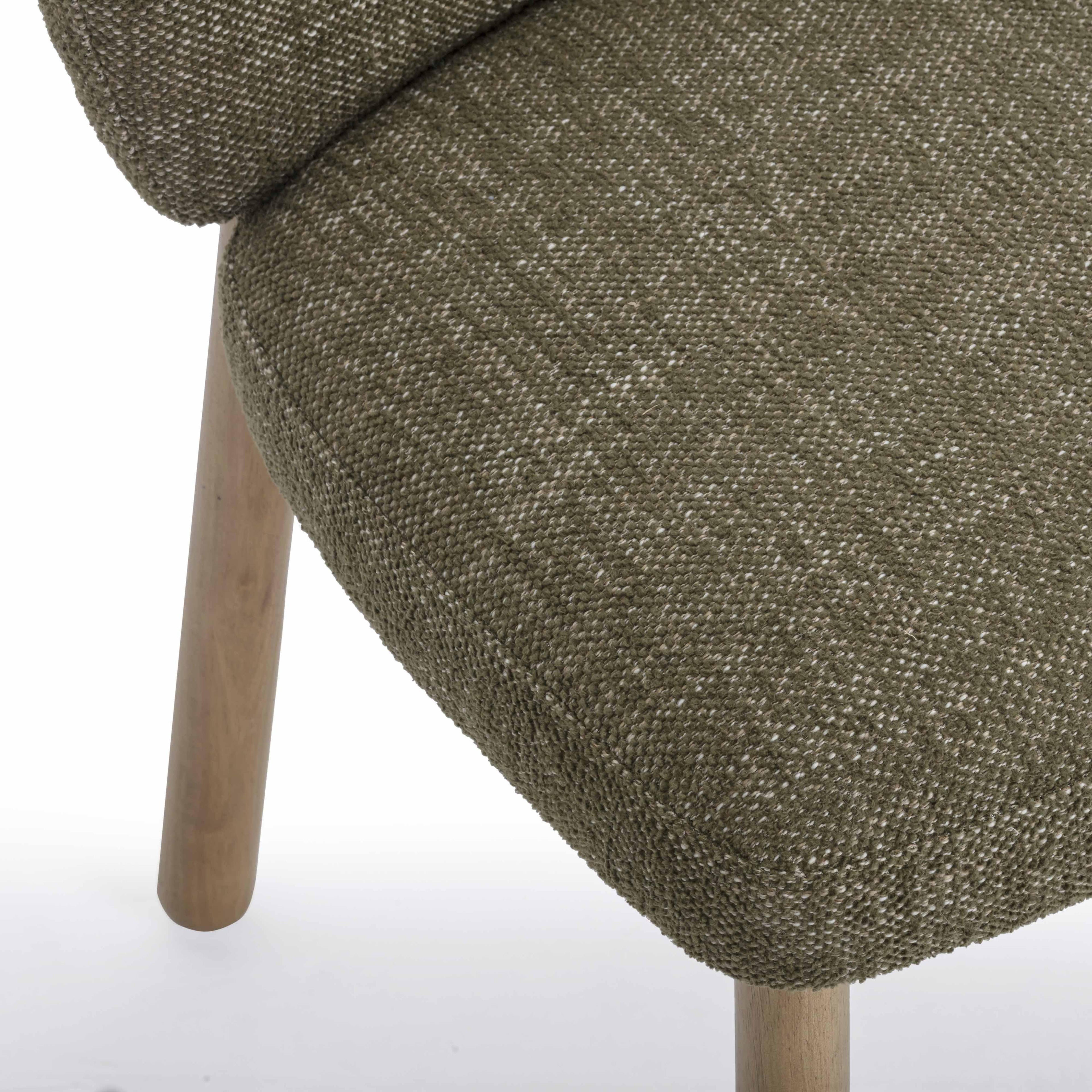 Foxy Textured Performance Fabric Dining Chair