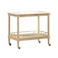Slosh 37" Natural Ash Bar Cart