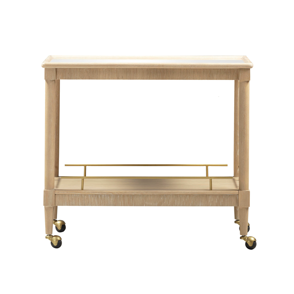 Slosh 37" Natural Ash Bar Cart