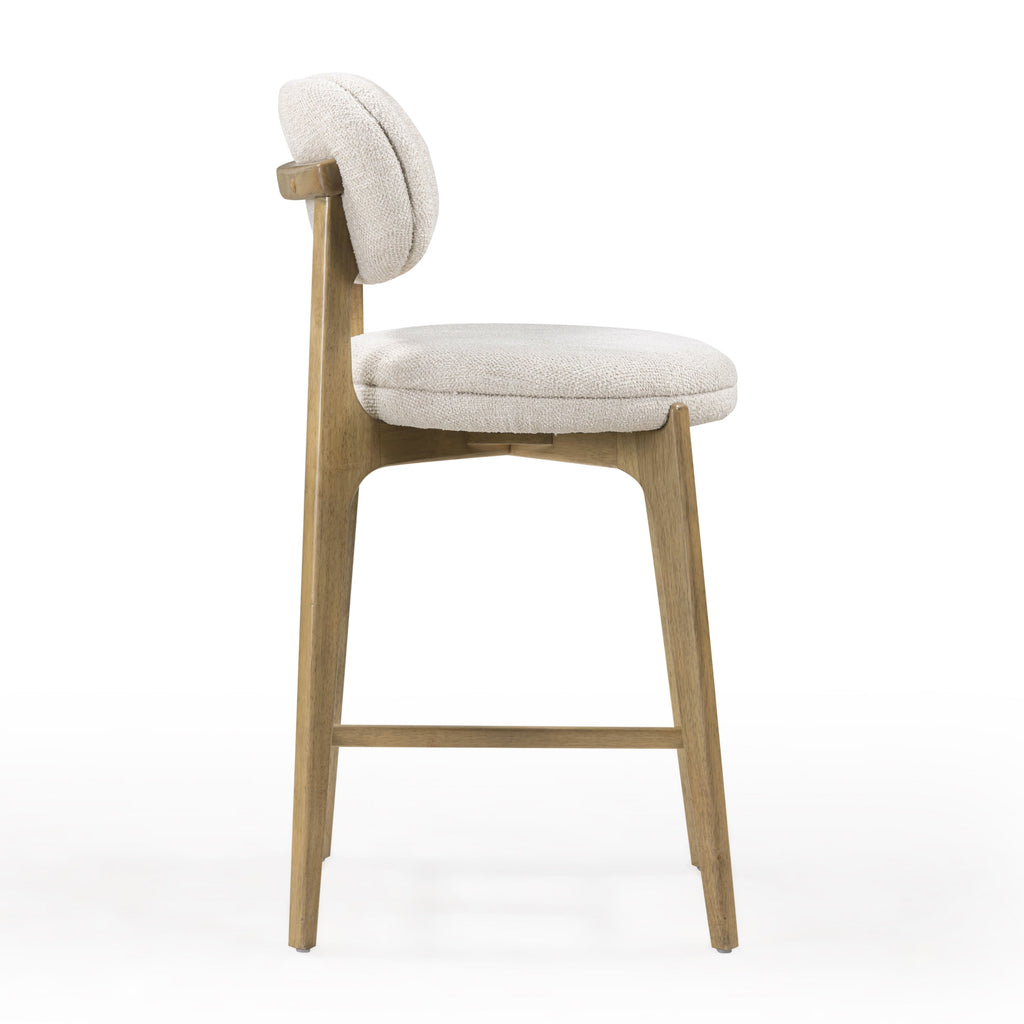 Carnation Performance Fabric Counter Stool