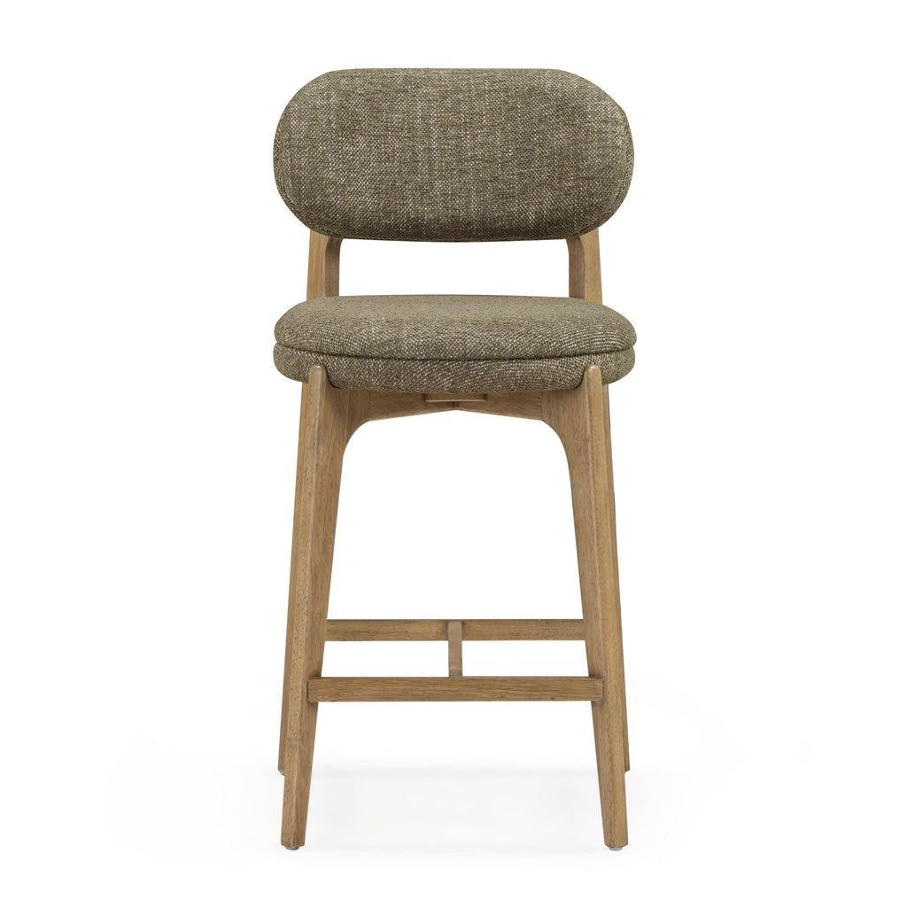 Carnation Performance Fabric Counter Stool