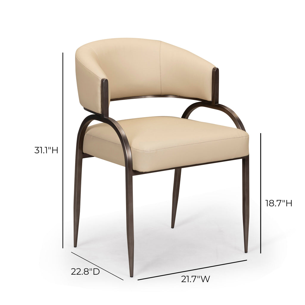 Tatum Performance Vegan Leather Dining Chair