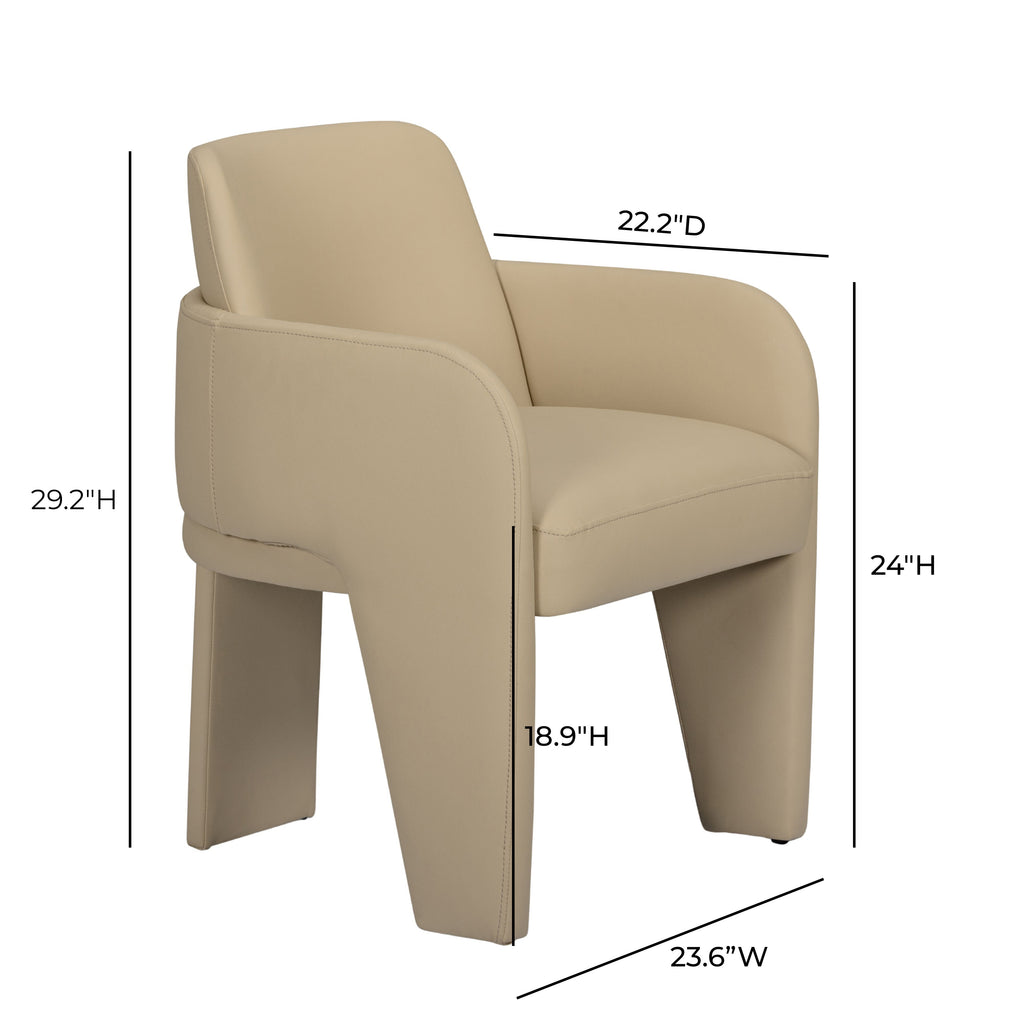 Leo Performance Vegan Leather Dining Chair
