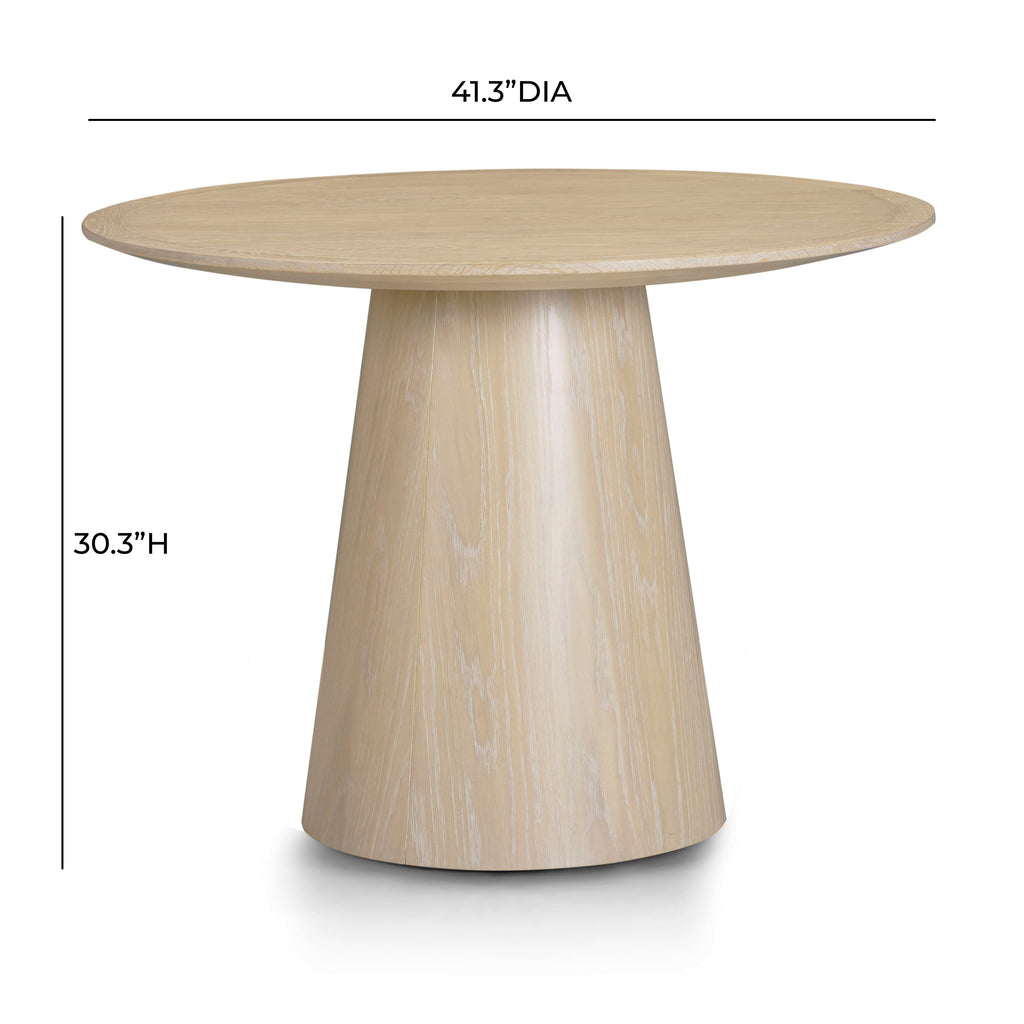 Sahara Round Oak Dining Table (41"-60")