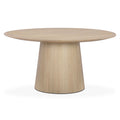 Sahara Round Oak Dining Table (41"-60")