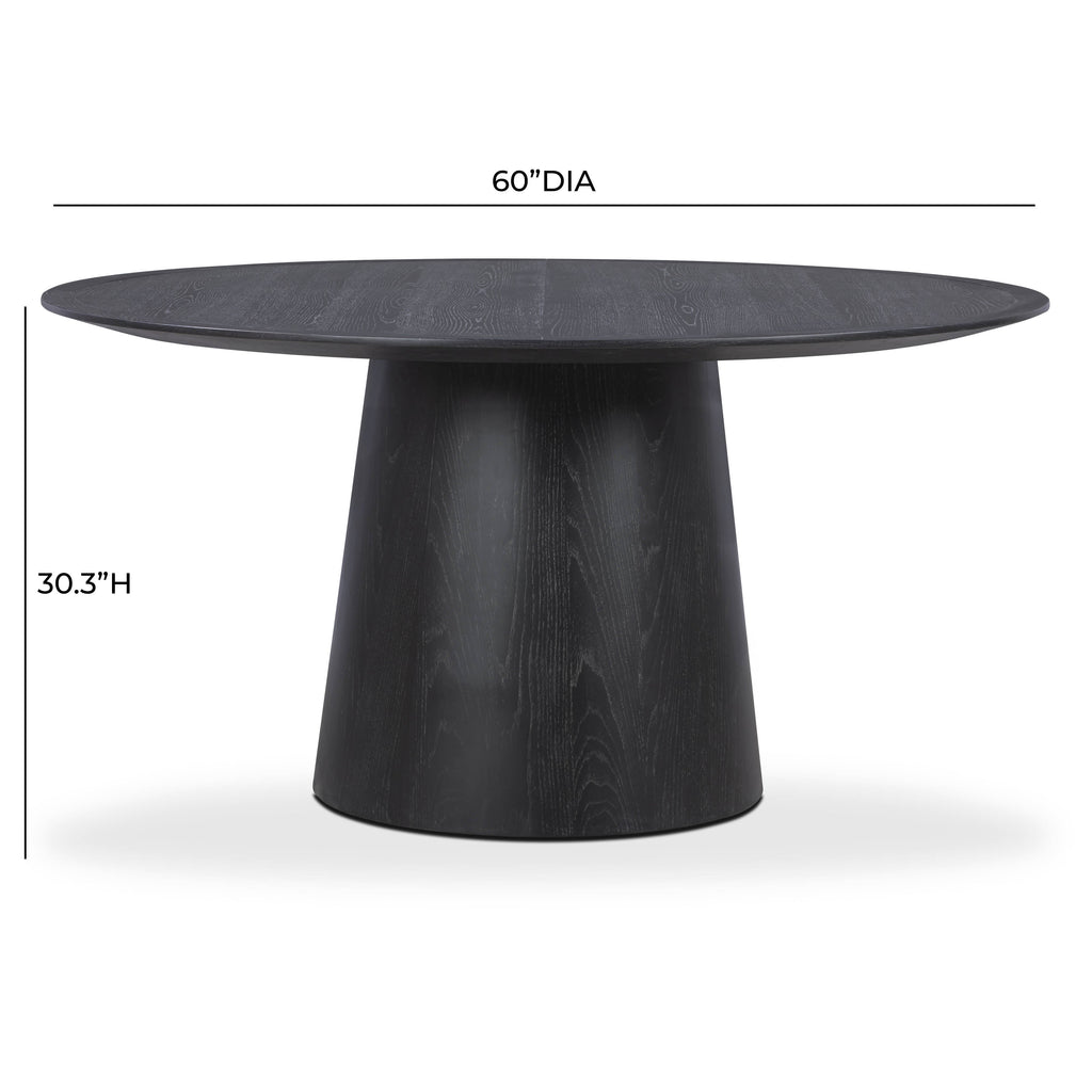 Sahara Round Oak Dining Table (41"-60")