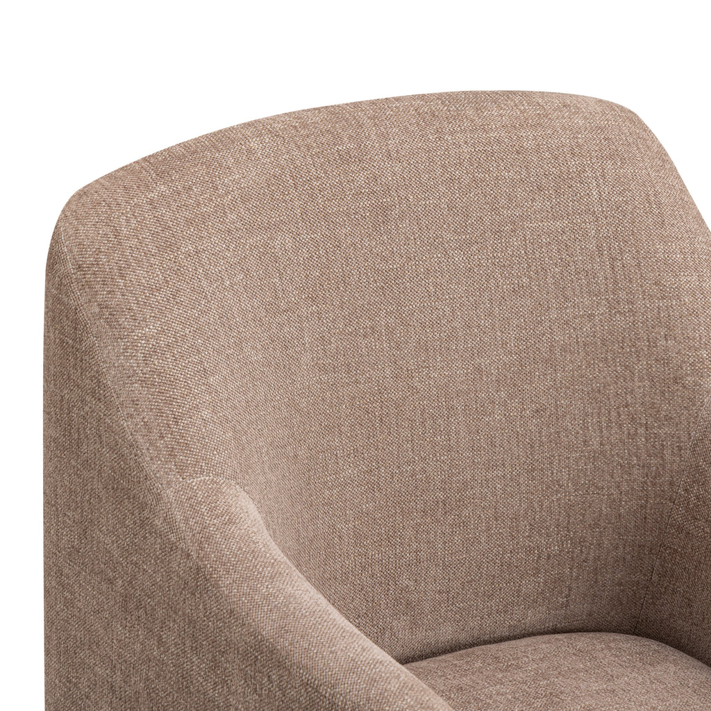 Helena Tall Textured Weave Performance Fabric Dining Chair