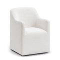 Helena Tall Textured Weave Performance Fabric Dining Chair