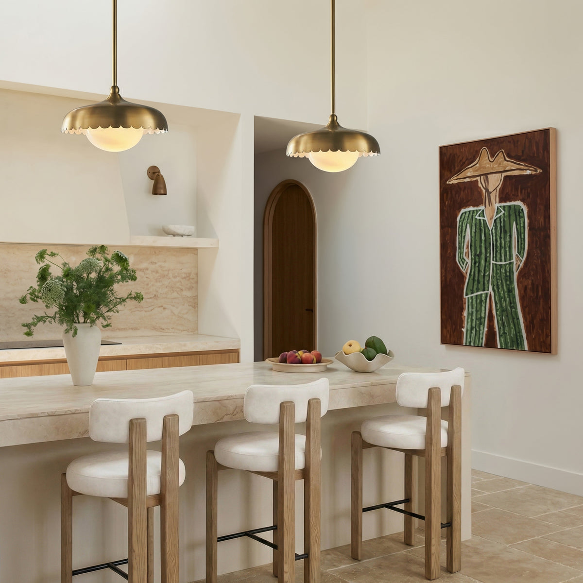Odessa Performance Vegan Leather Counter Stool