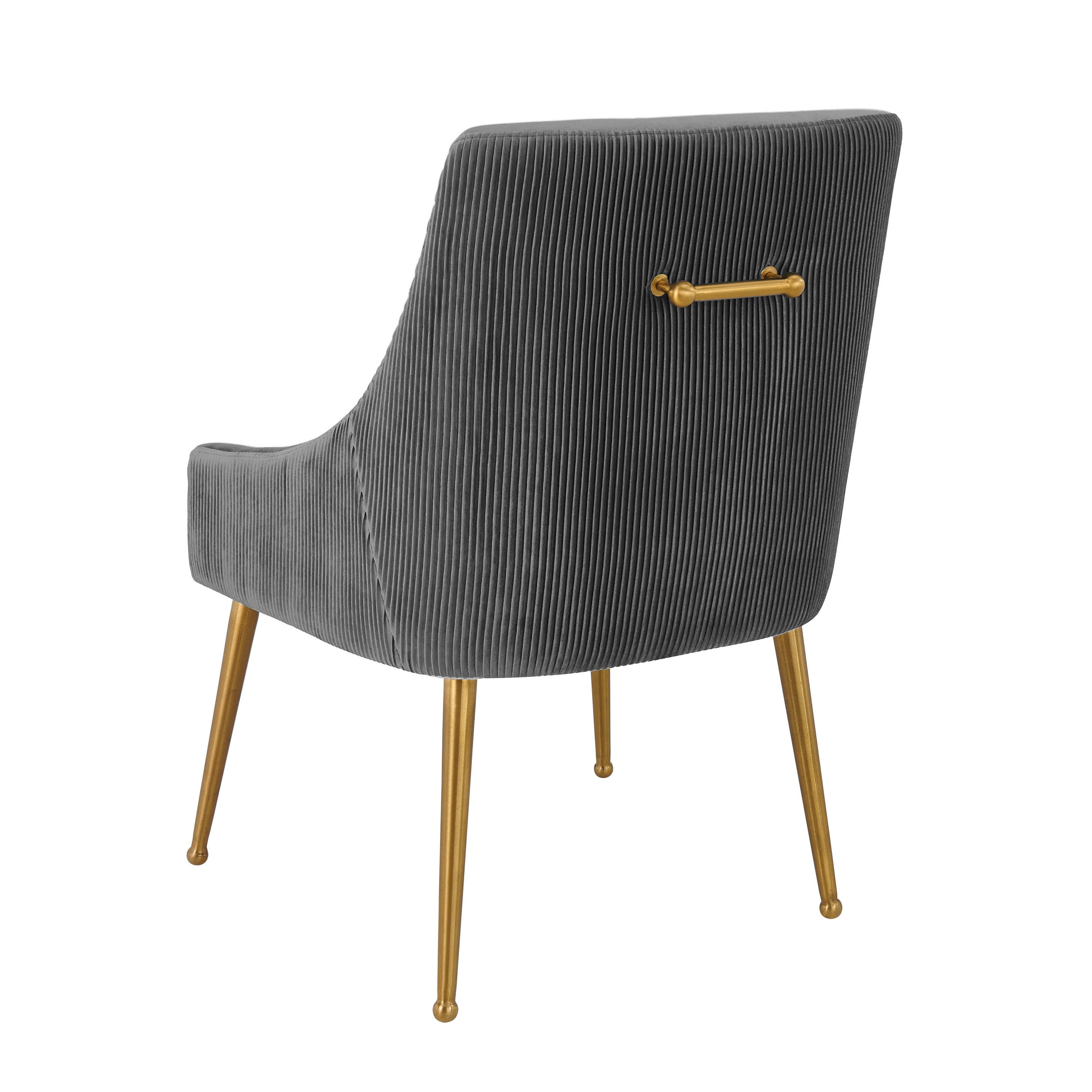 Beatrix Pleated Performance Velvet Dining Chair
