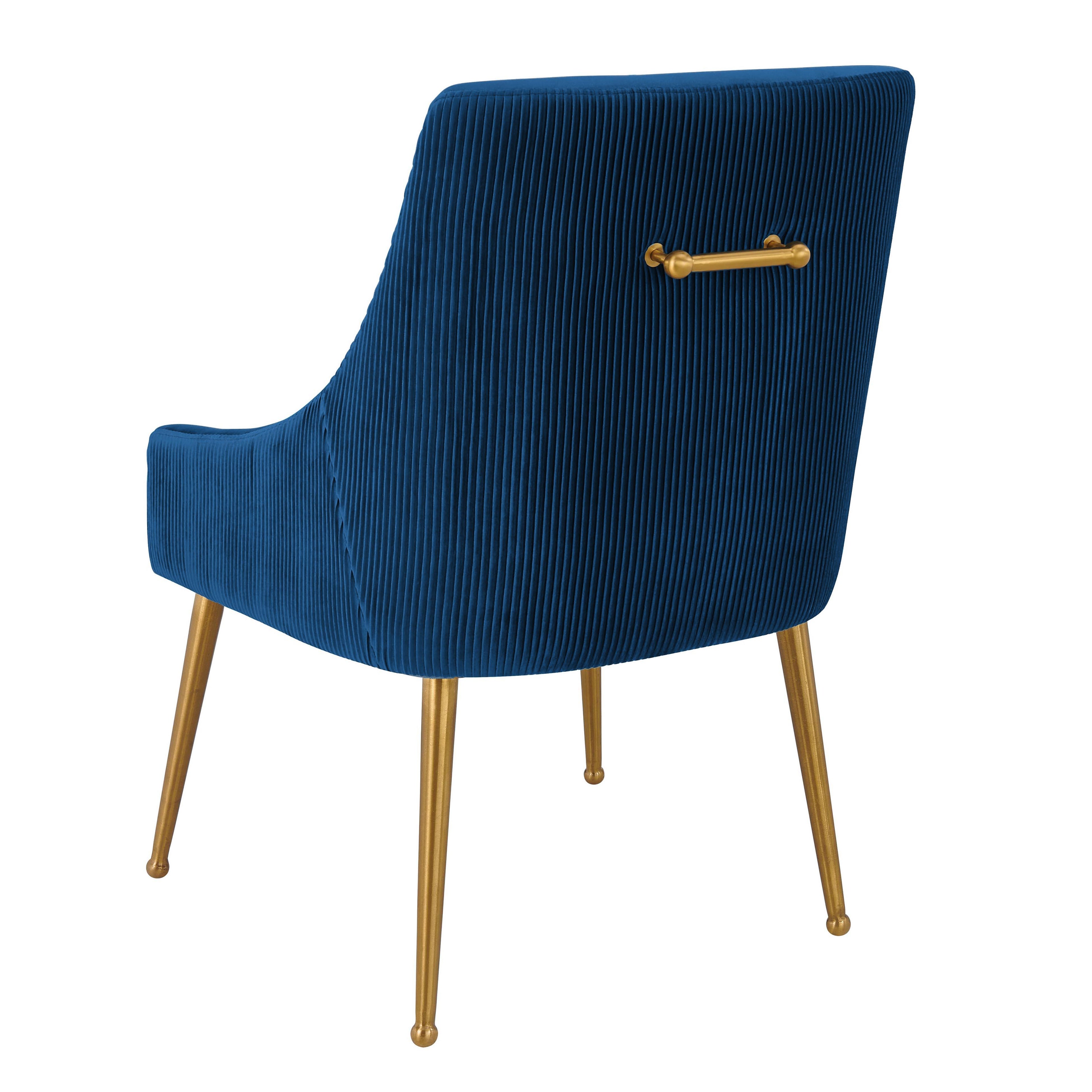Beatrix Pleated Performance Velvet Dining Chair