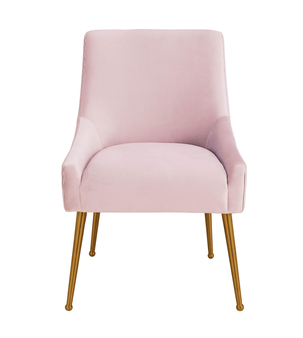 Beatrix Pleated Performance Velvet Dining Chair