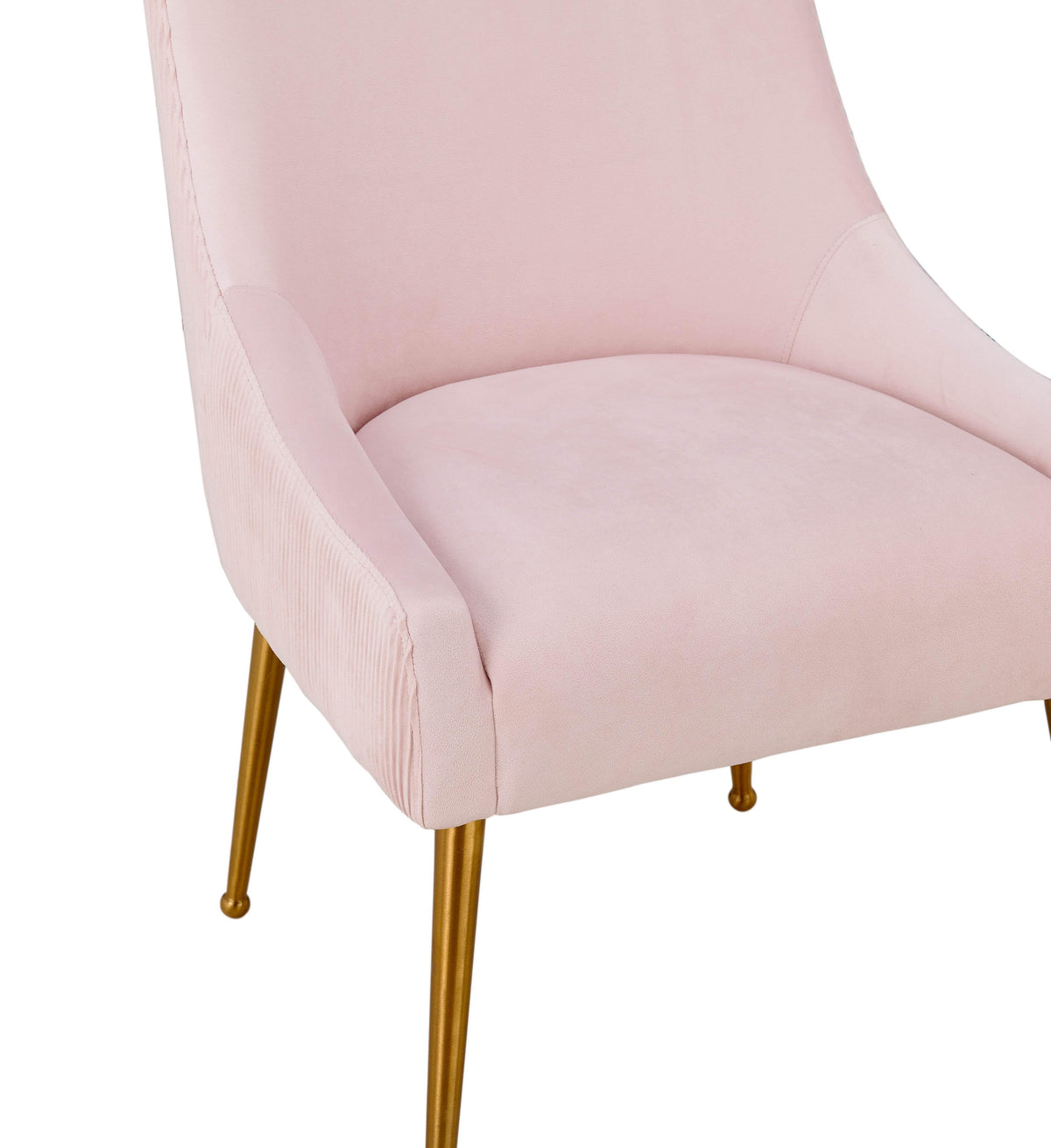Beatrix Pleated Performance Velvet Dining Chair