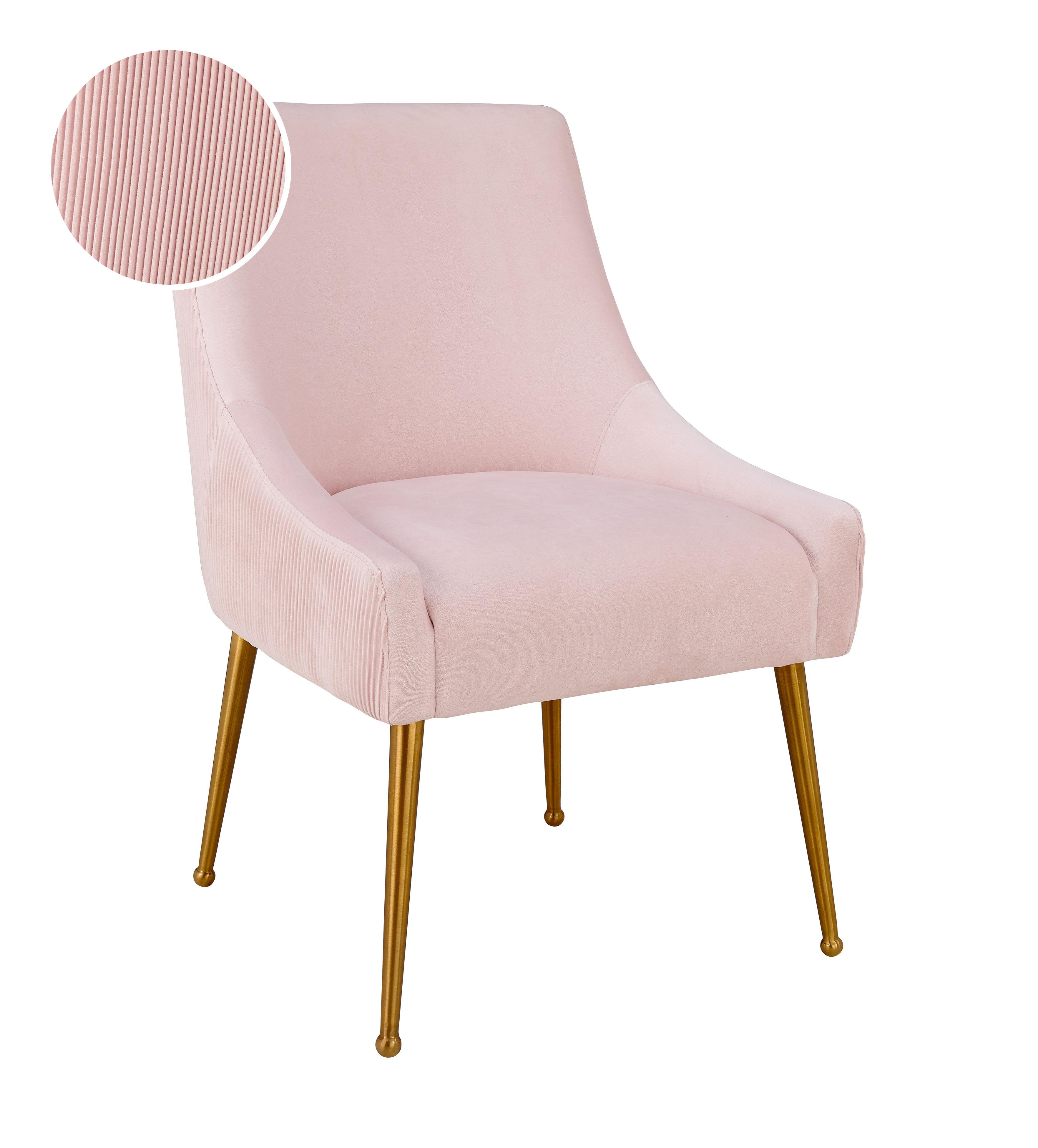 Beatrix Pleated Performance Velvet Dining Chair