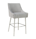 Beatrix Pleated Performance Velvet Stool