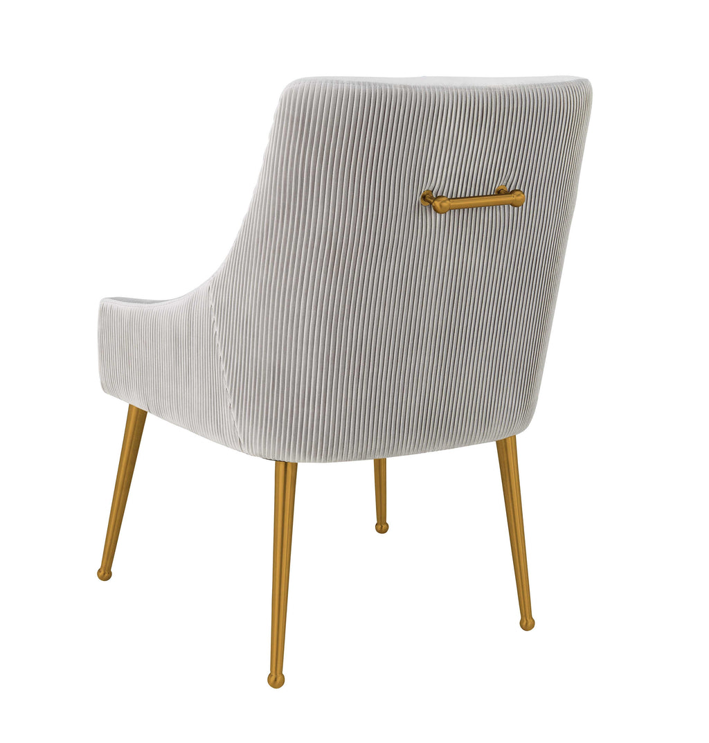 Beatrix Pleated Performance Velvet Dining Chair