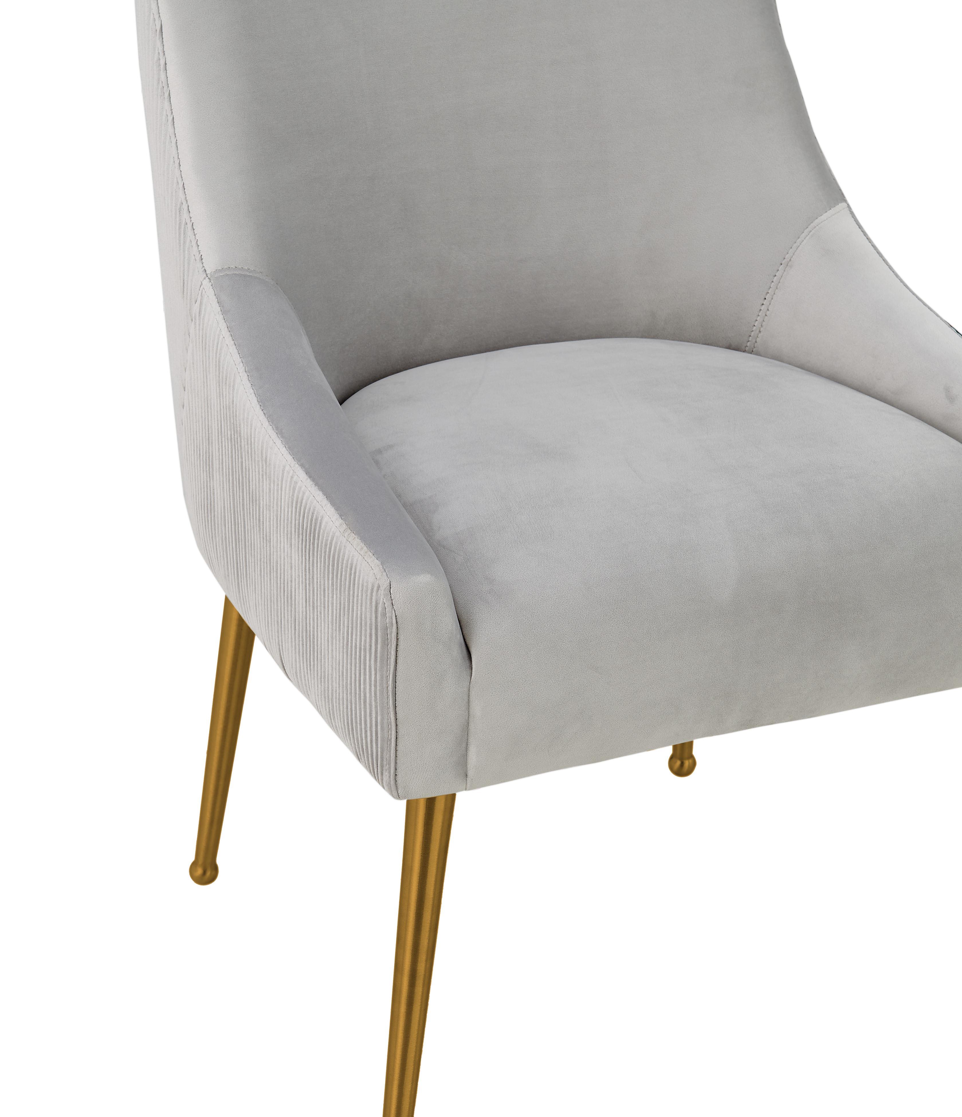 Beatrix Pleated Performance Velvet Dining Chair