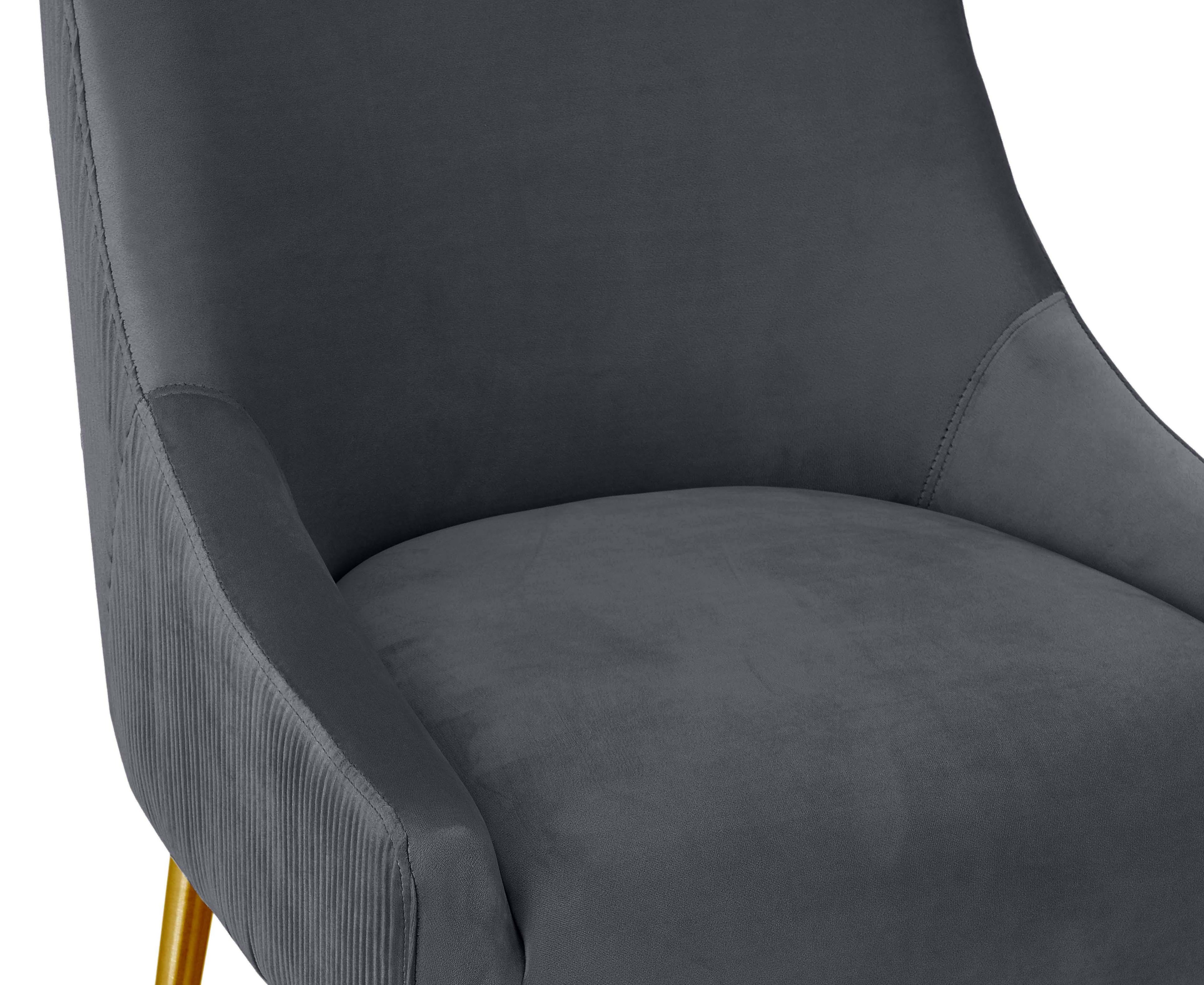Beatrix Pleated Performance Velvet Stool