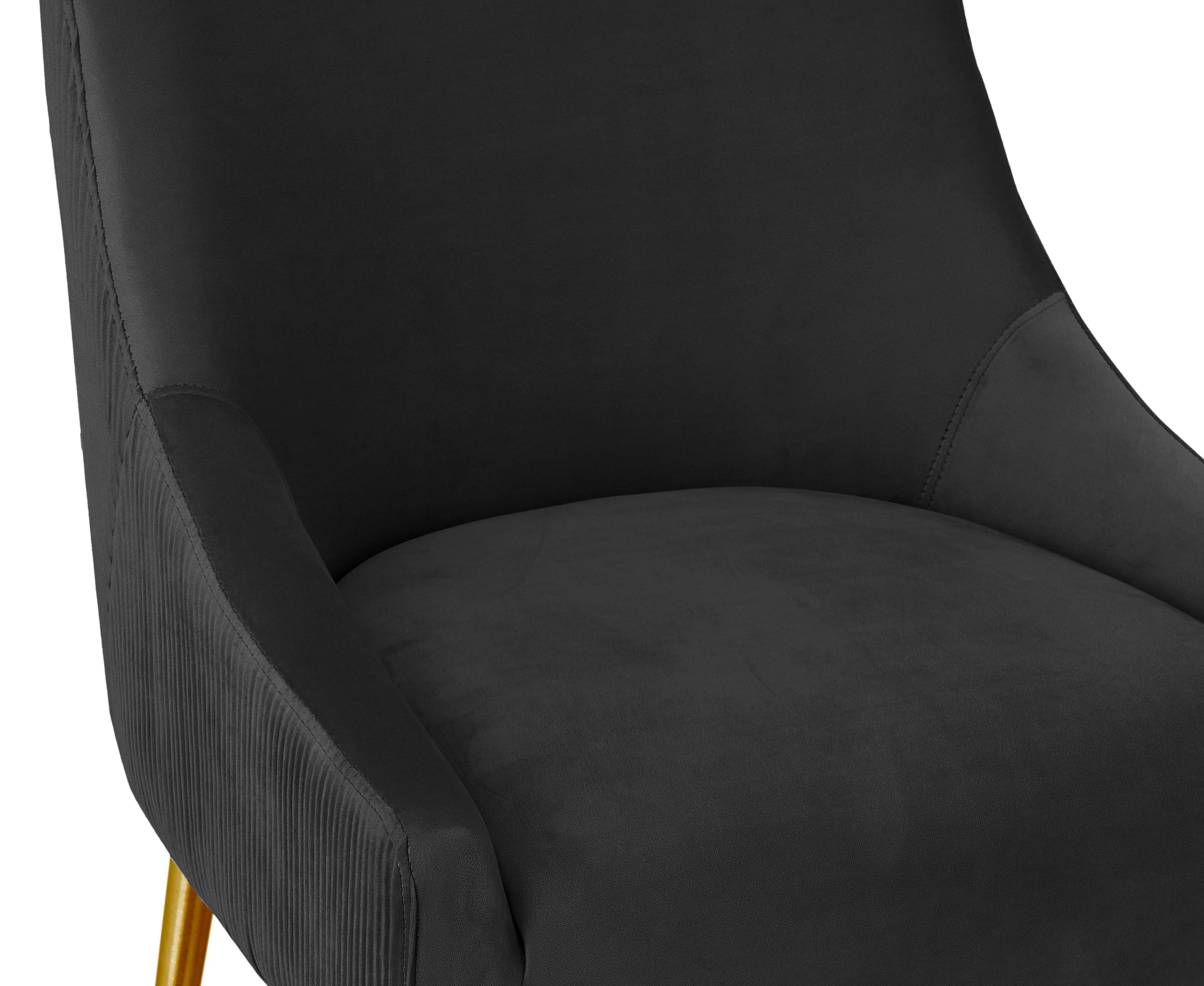 Beatrix Pleated Performance Velvet Stool