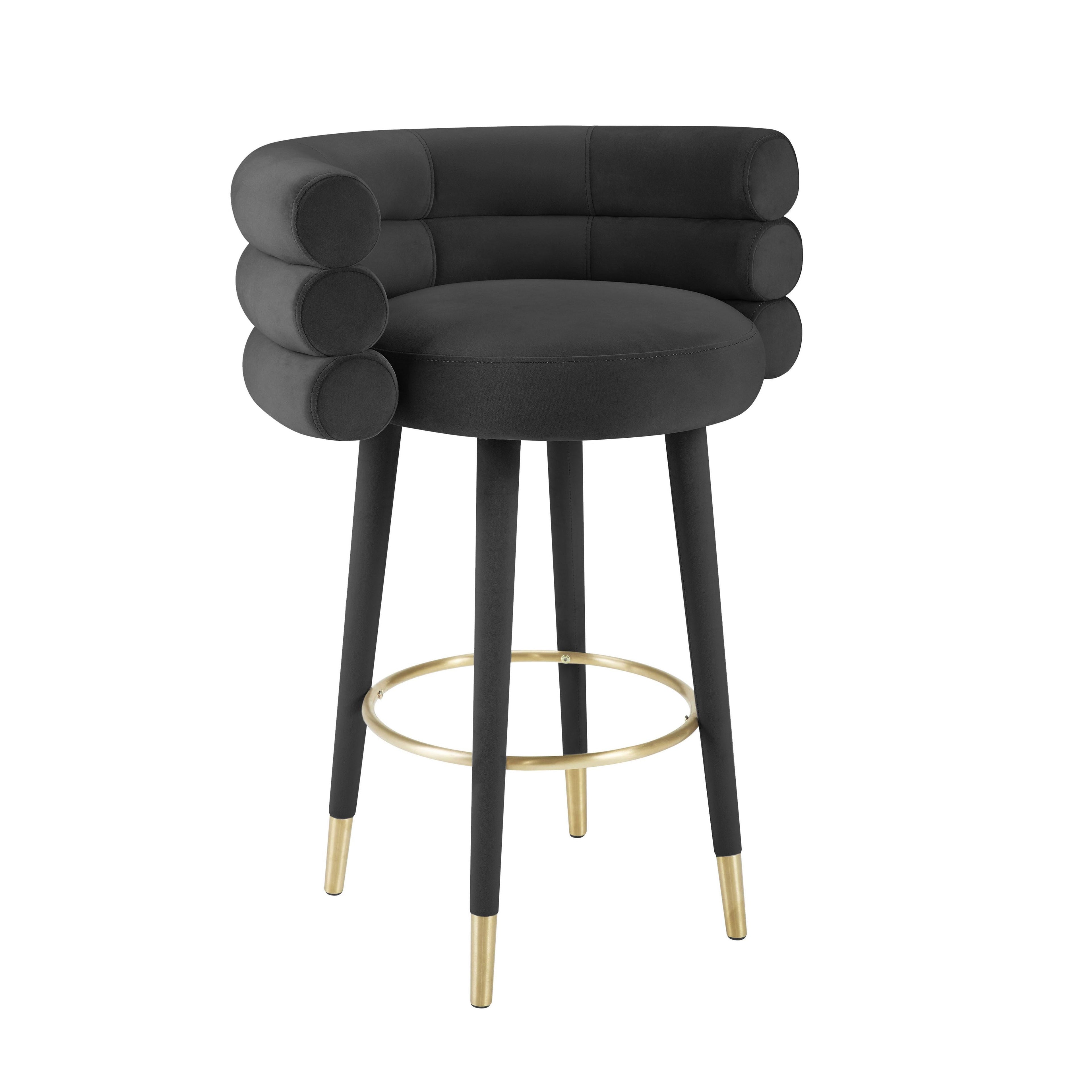 Betty Performance Velvet Stool