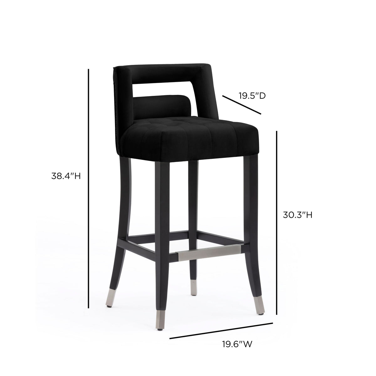 Hart Performance Velvet Stool