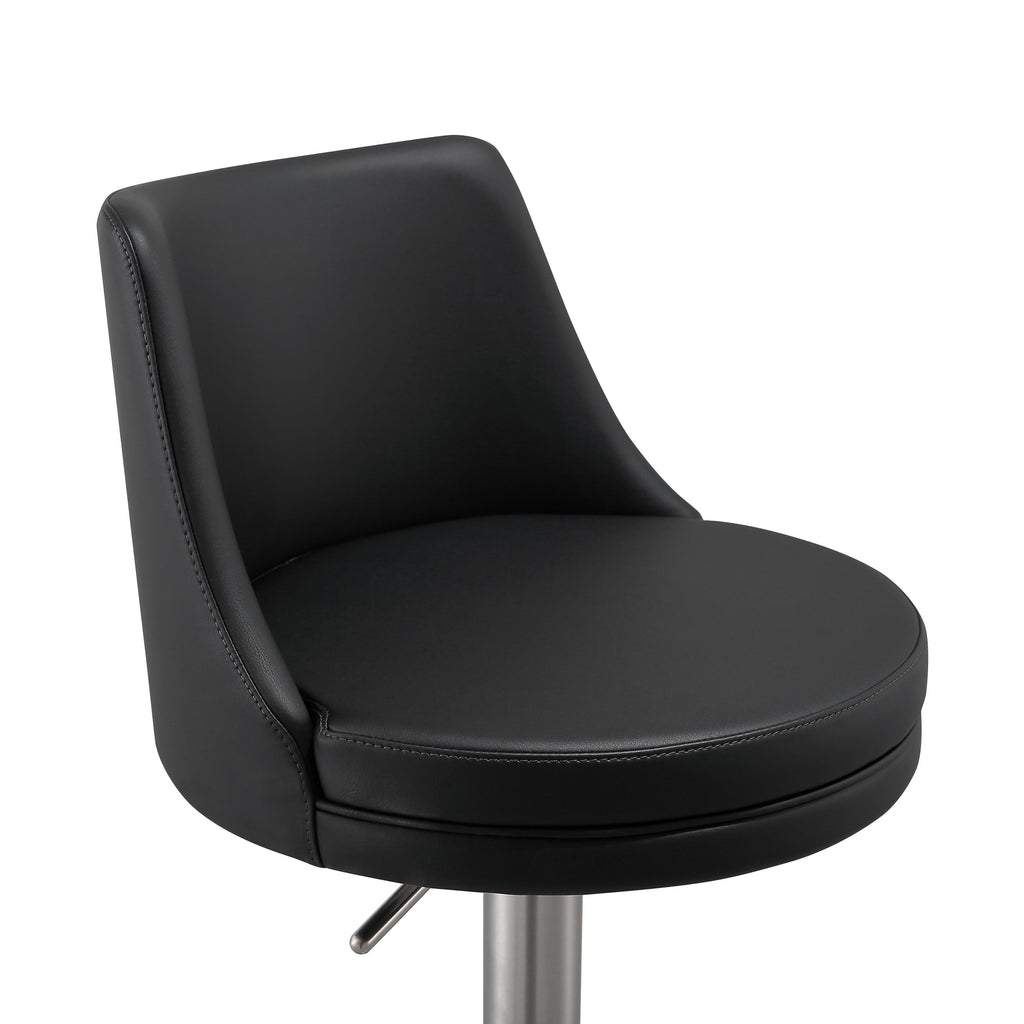 Reagan Performance Vegan Leather Adjustable Stool