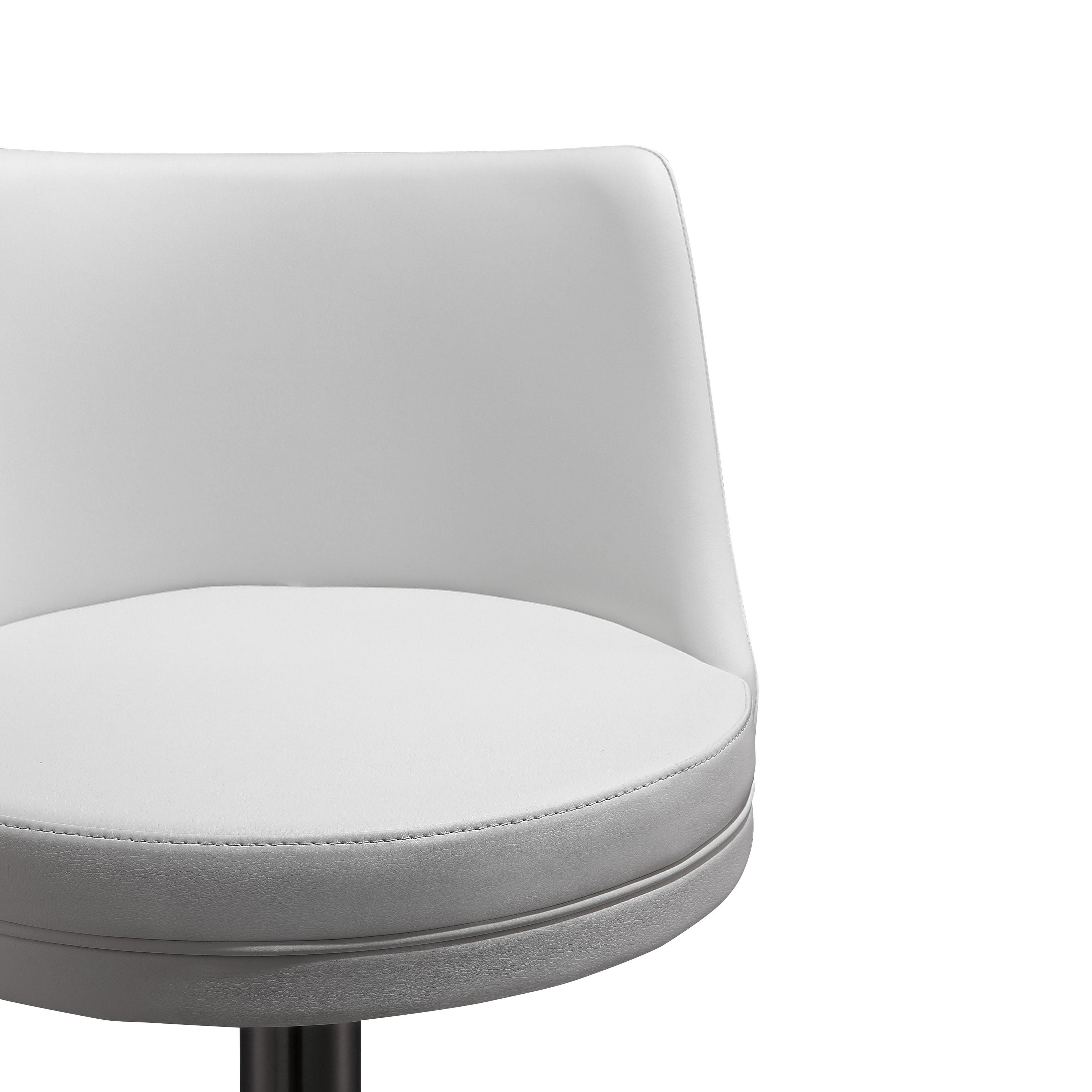 Reagan Performance Vegan Leather Adjustable Stool