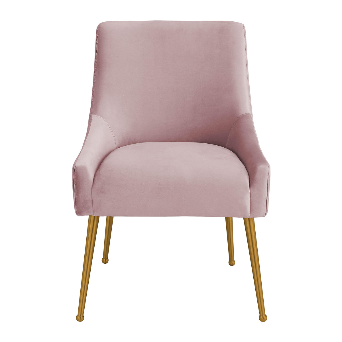 Beatrix Pleated Performance Velvet Dining Chair