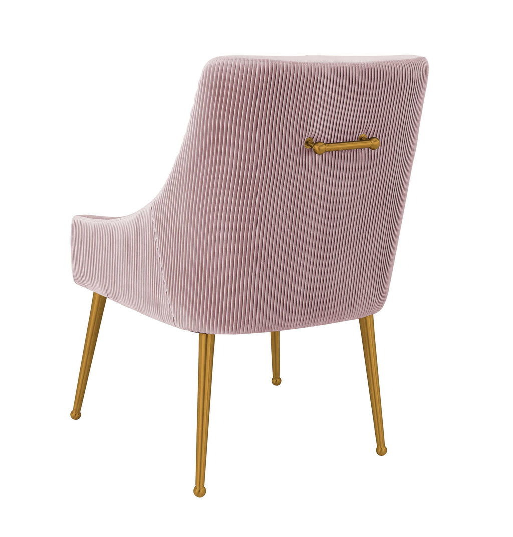 Beatrix Pleated Performance Velvet Dining Chair