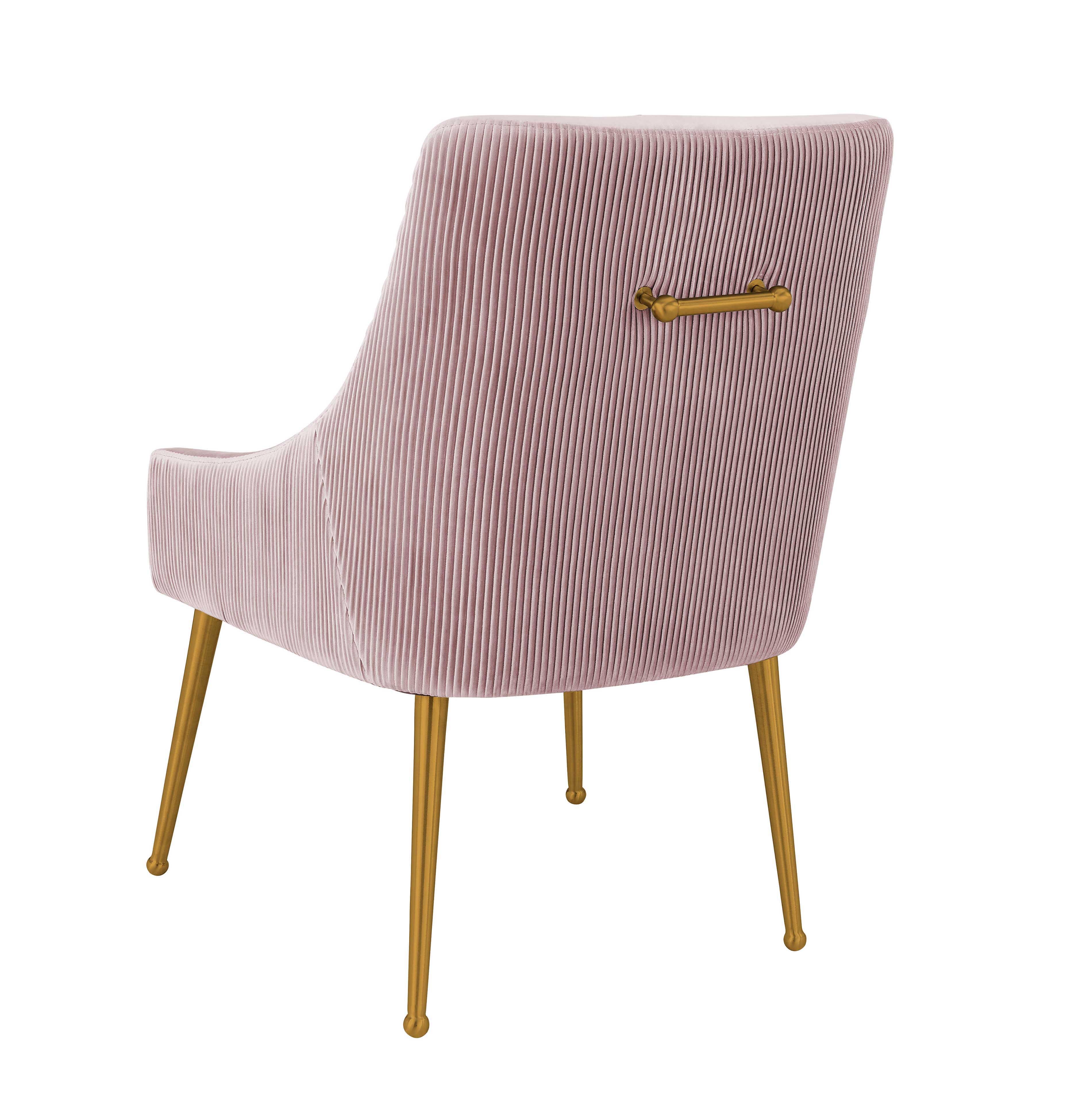 Beatrix Pleated Performance Velvet Dining Chair