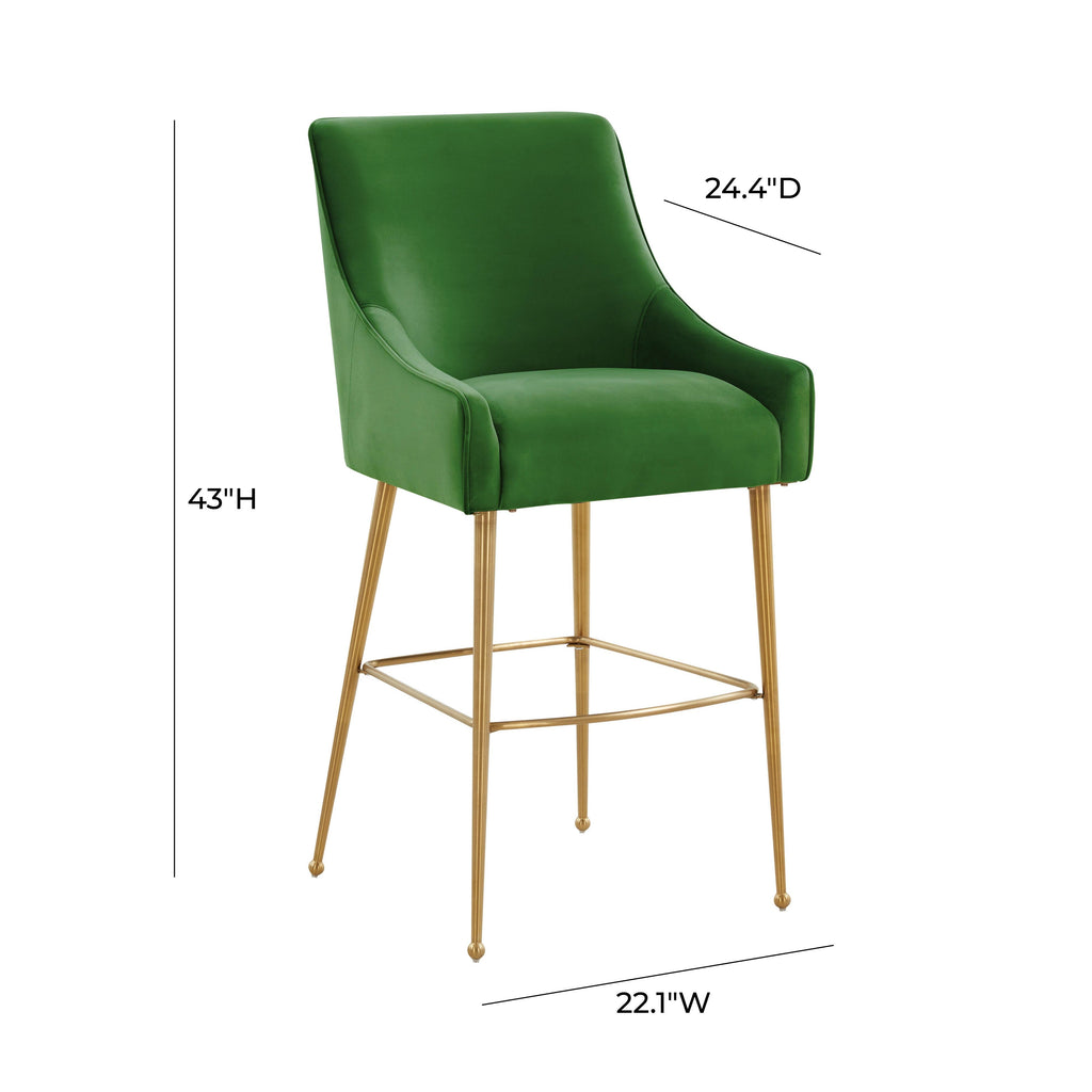 Beatrix Performance Velvet Stool