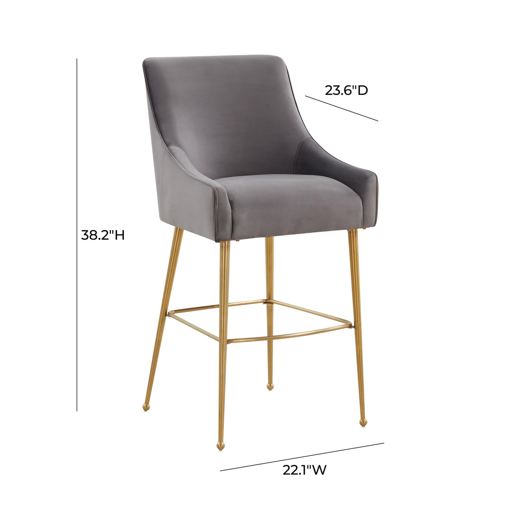 Beatrix Performance Velvet Stool