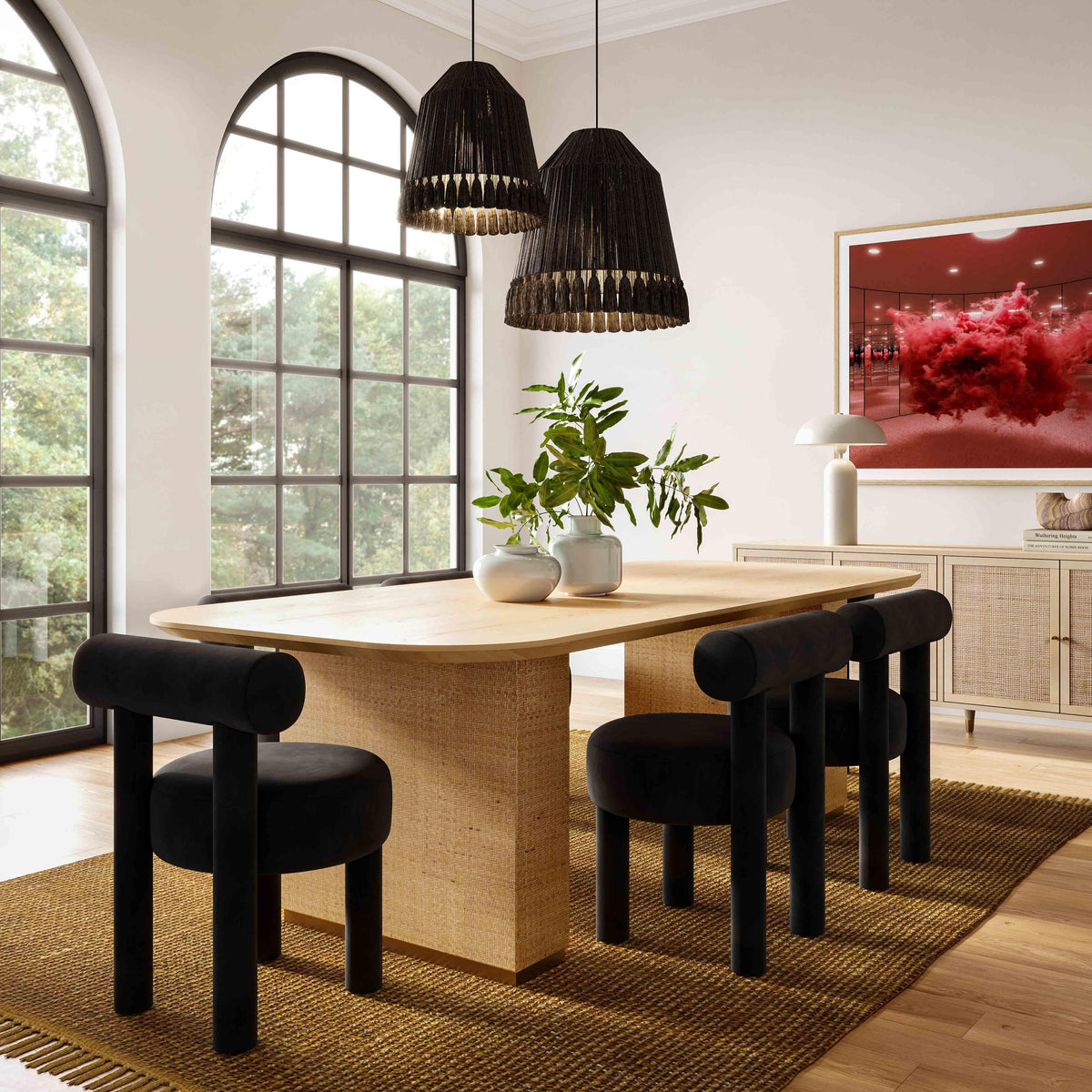 Carmel Performance Velvet Dining Chair