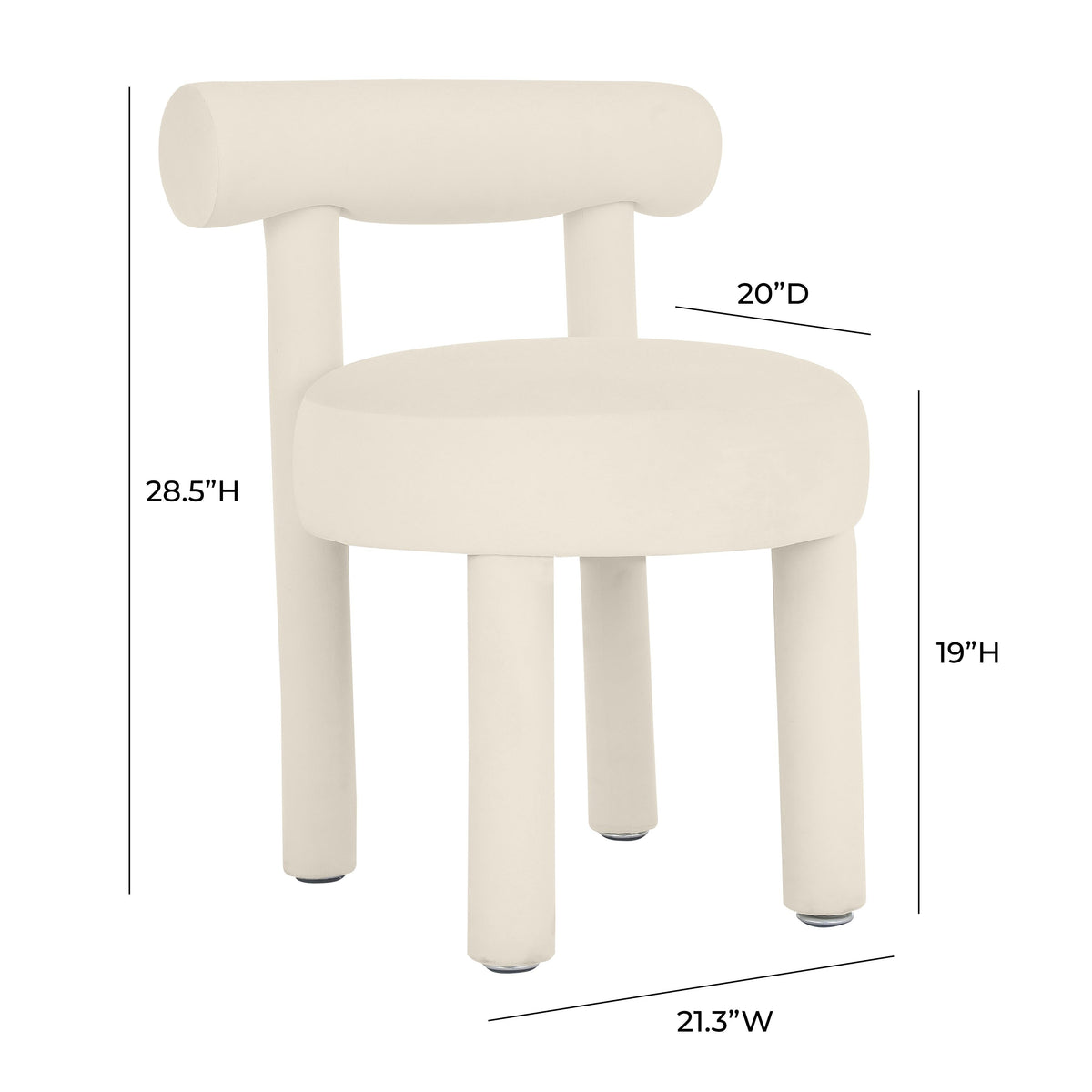 Carmel Performance Velvet Dining Chair