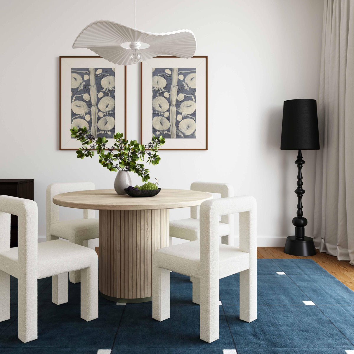 Hazel Performance Boucle Dining Chair