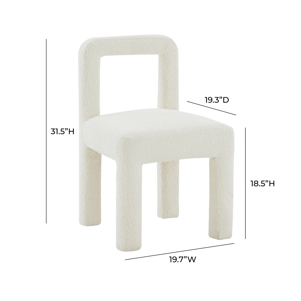 Hazel Performance Boucle Dining Chair