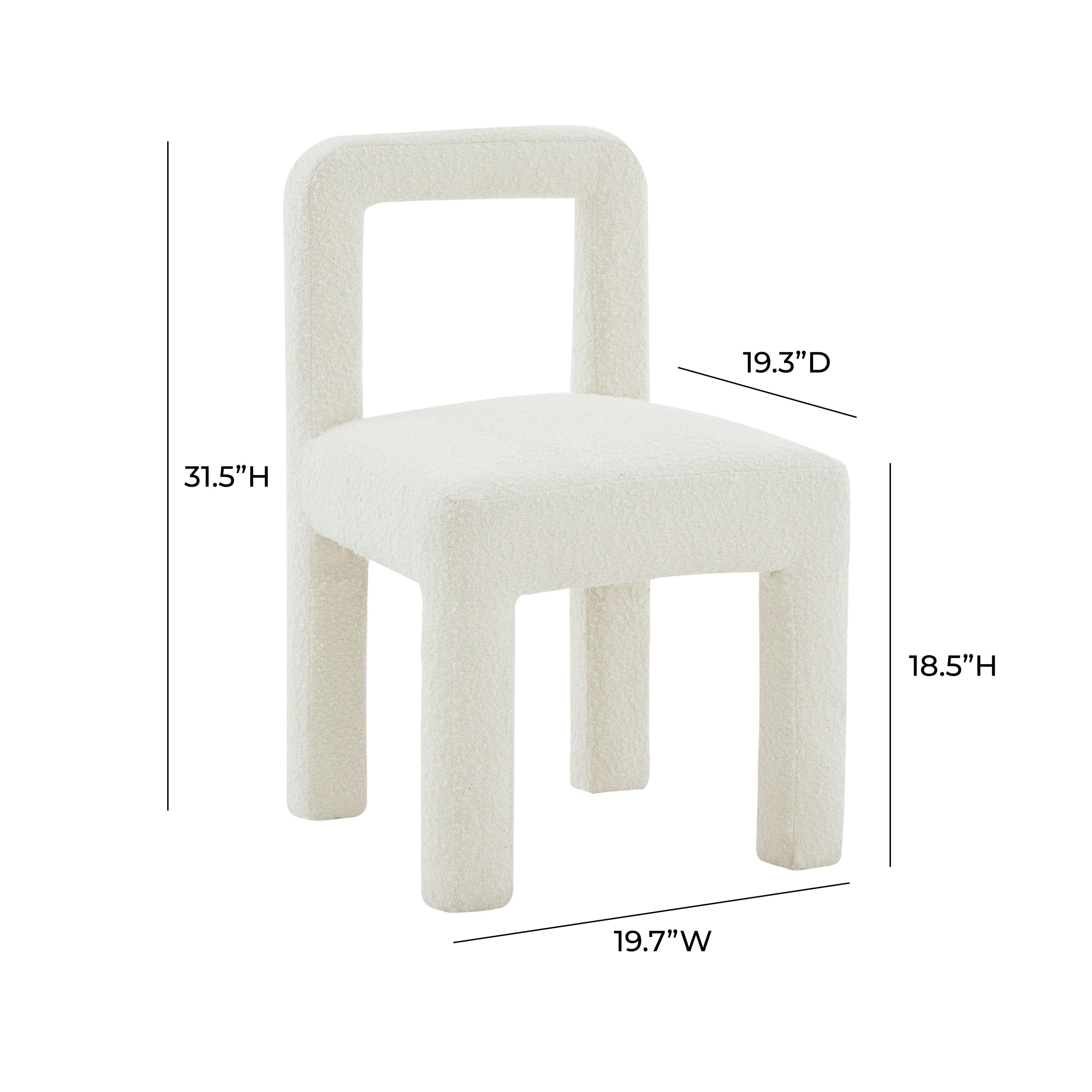 Hazel Performance Boucle Dining Chair