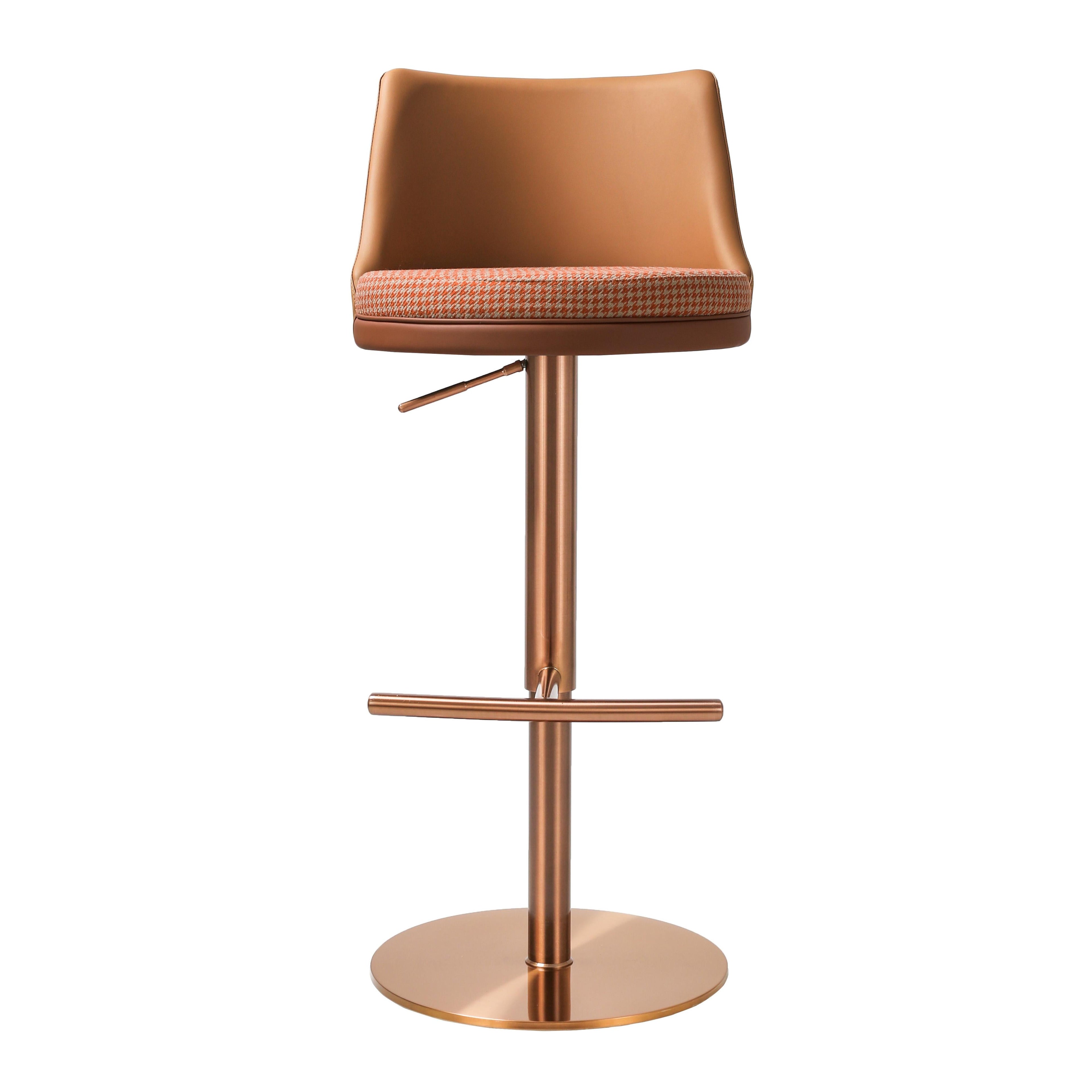 Reagan Performance Vegan Leather Adjustable Stool